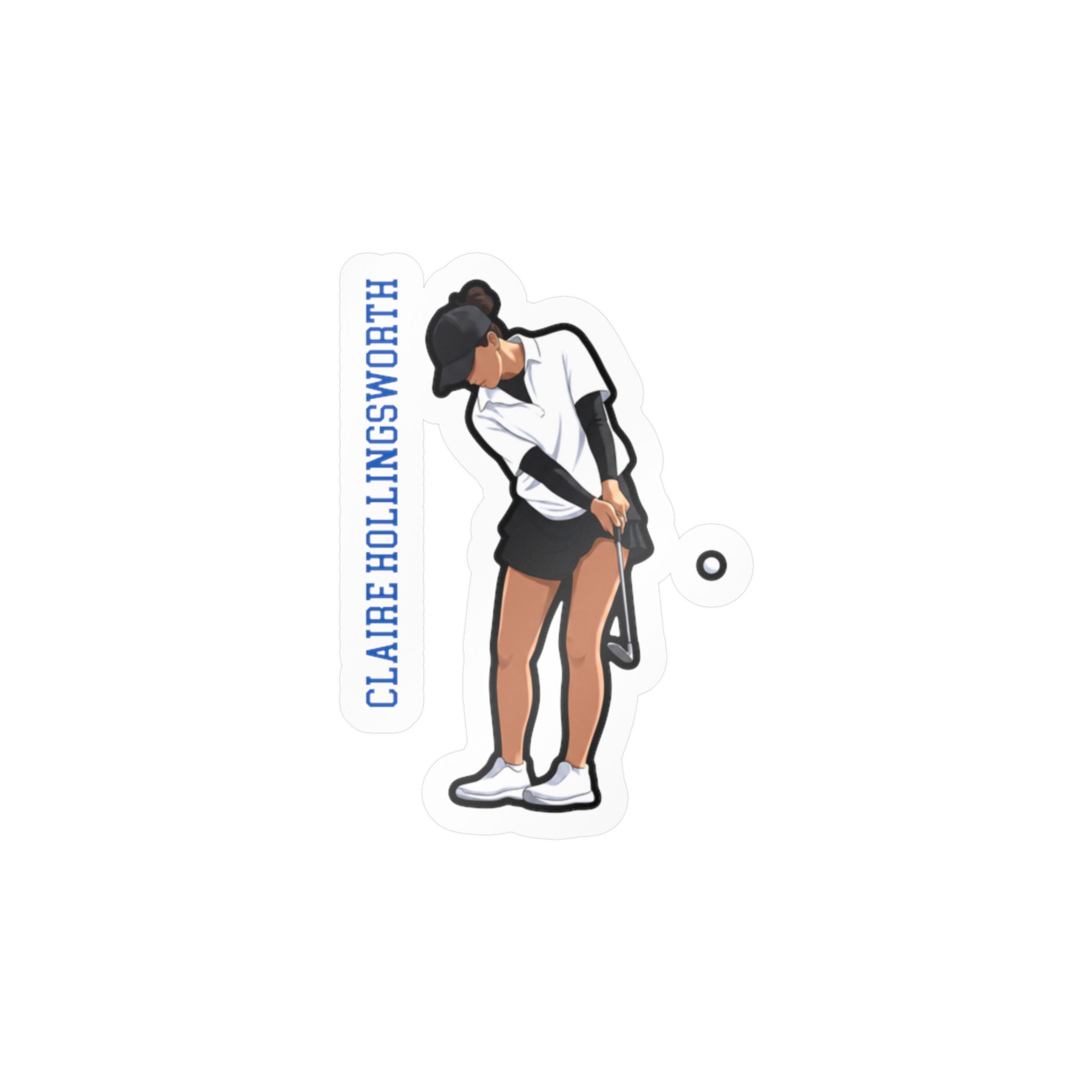 Vinyl Sticker — character_name_vertical in Classic