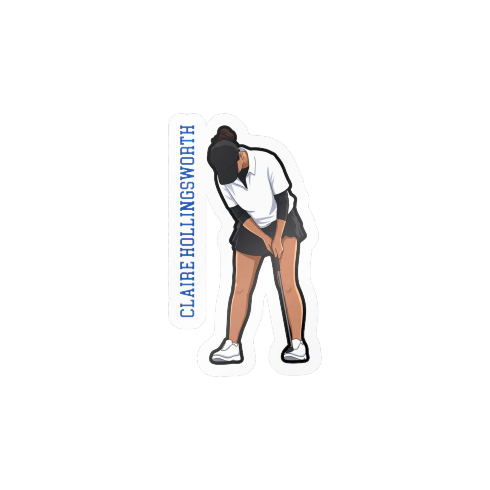 Vinyl Sticker — character_name_vertical in Classic