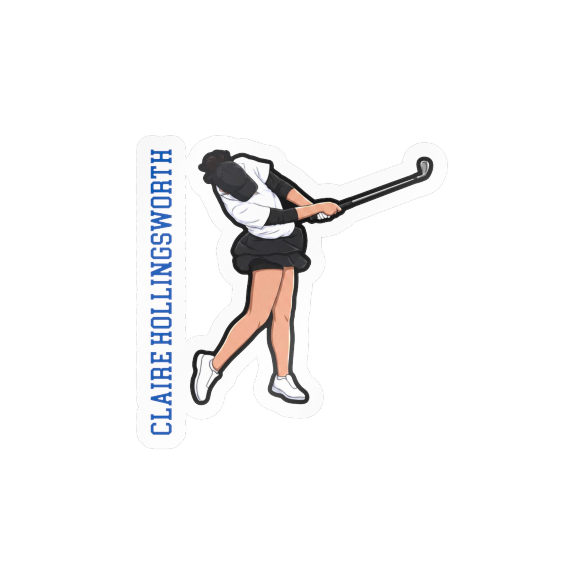 Vinyl Sticker — character_name_vertical in Classic