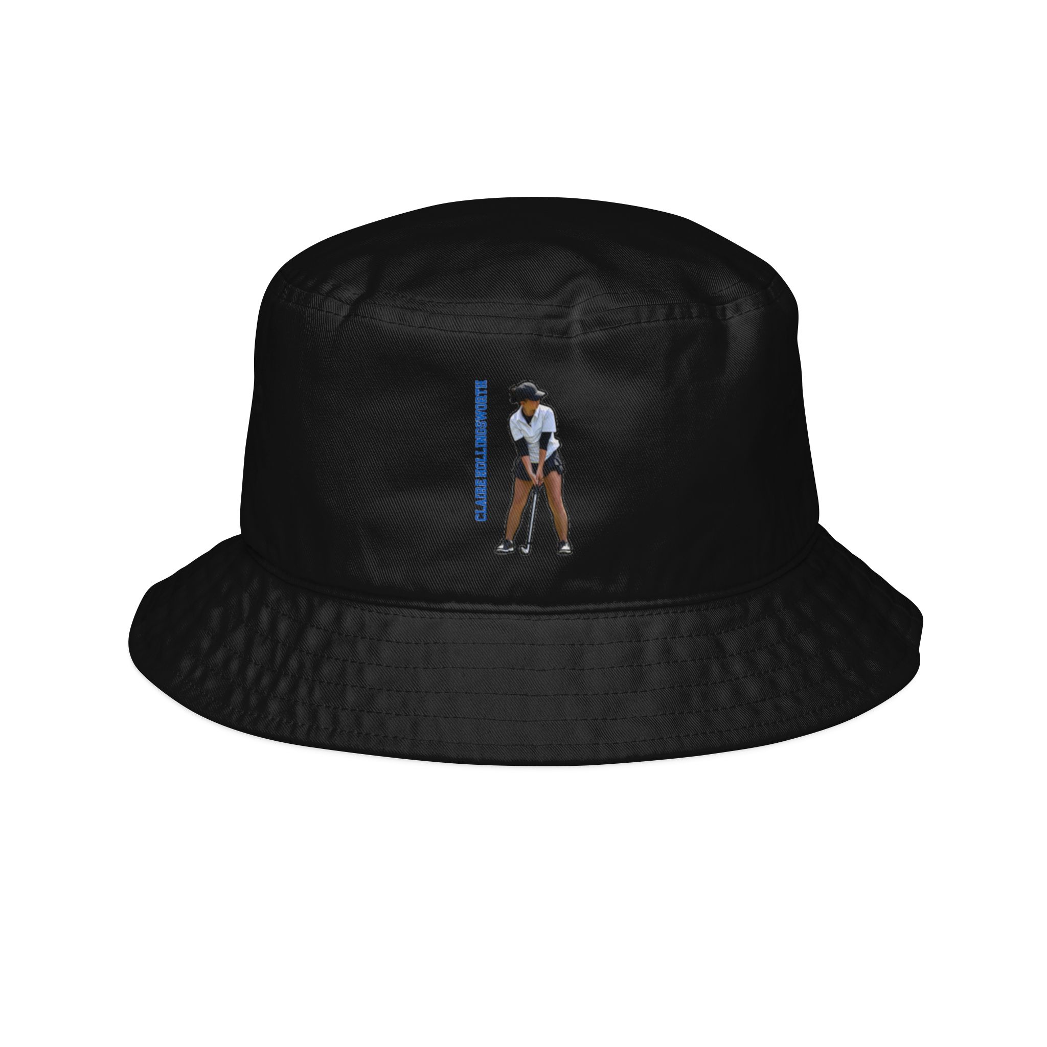 Bucket Hat — character_name_vertical in Black