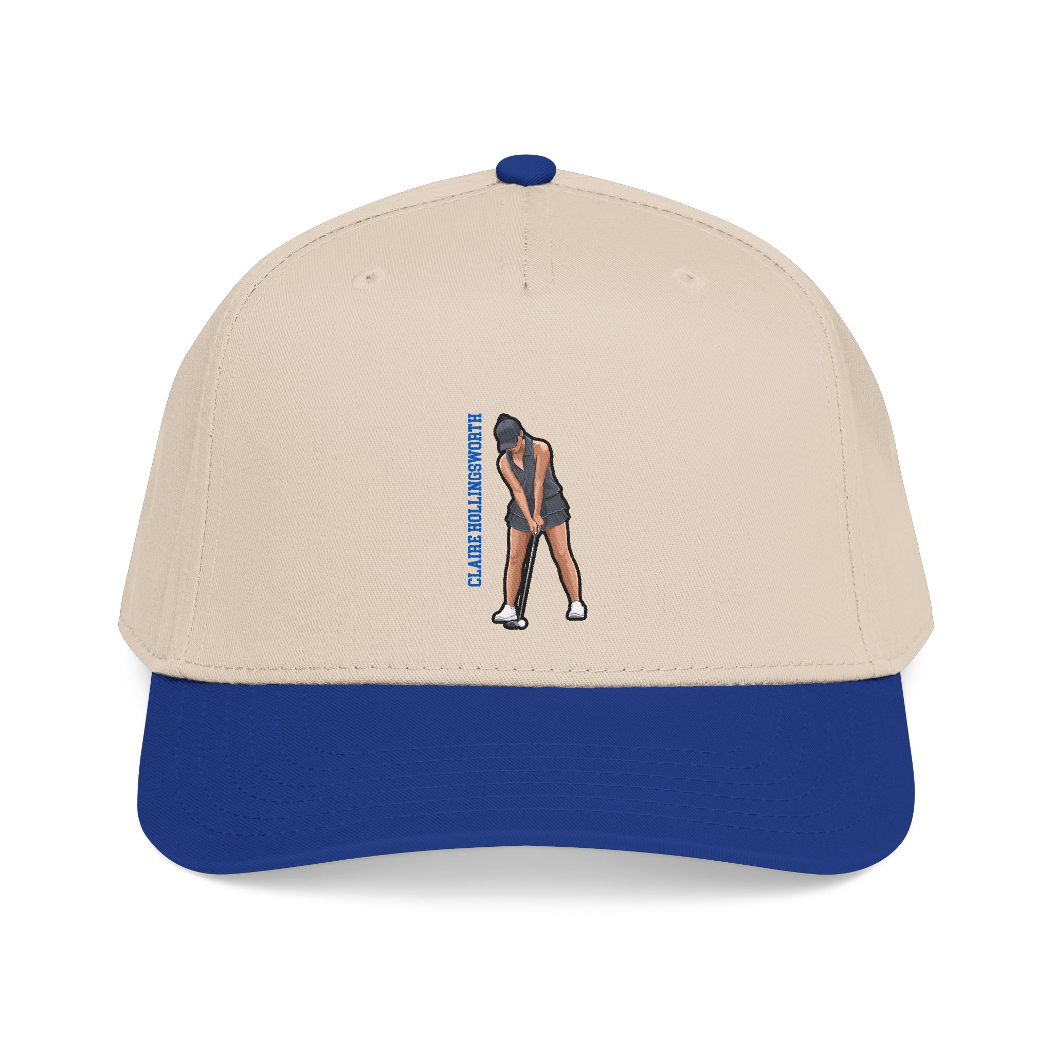 Baseball Cap — character_name_vertical in Royal / Natural