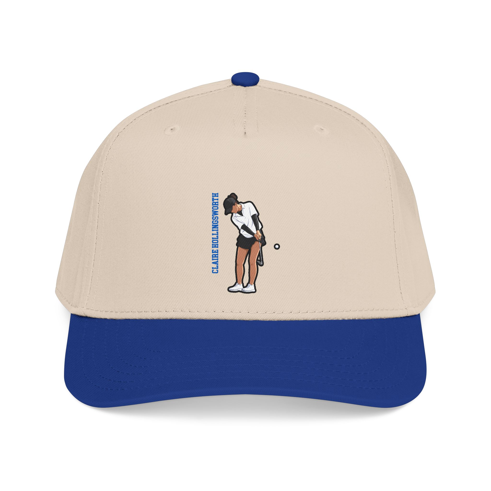 Baseball Cap — character_name_vertical in Royal / Natural