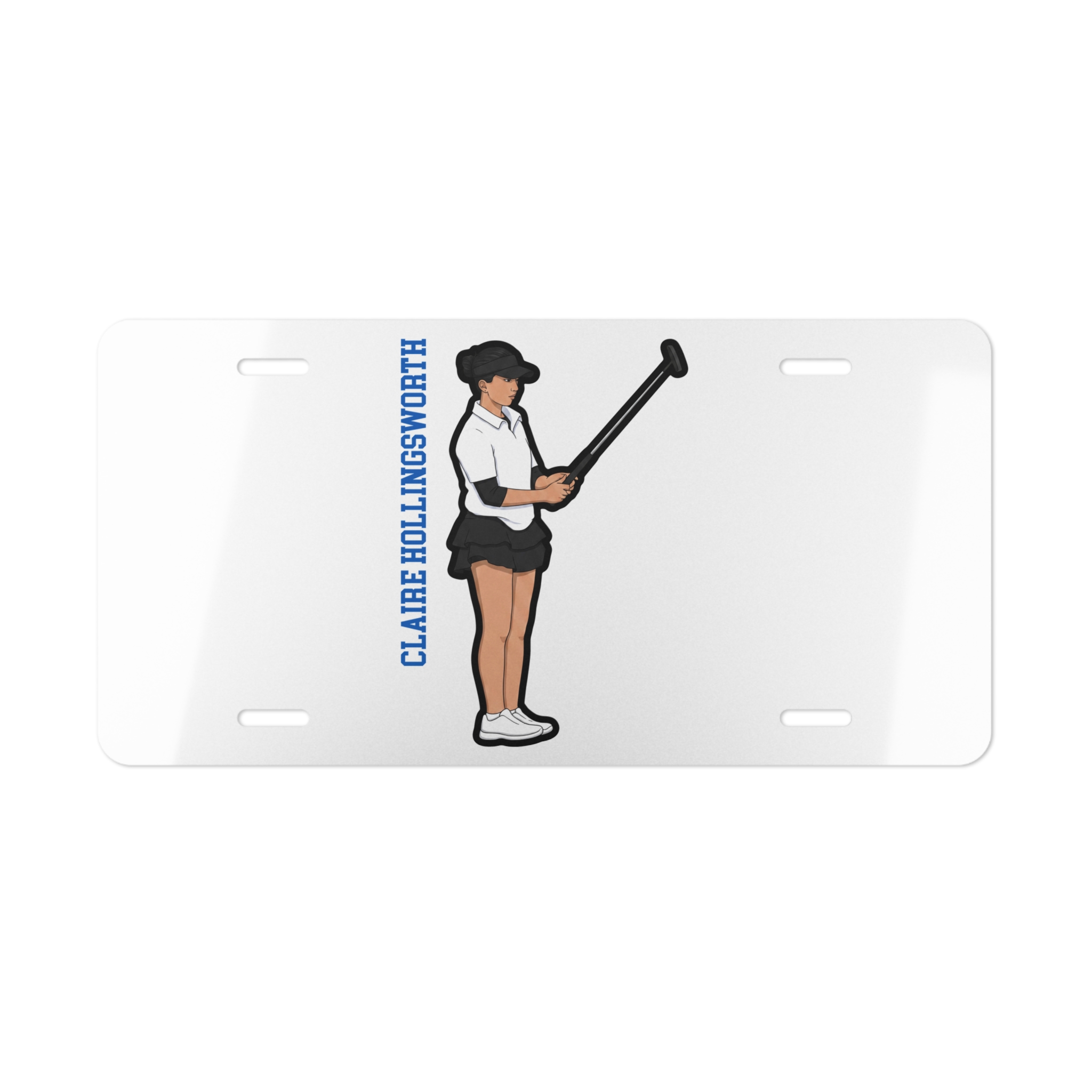 License Plate — character_name_vertical in Classic