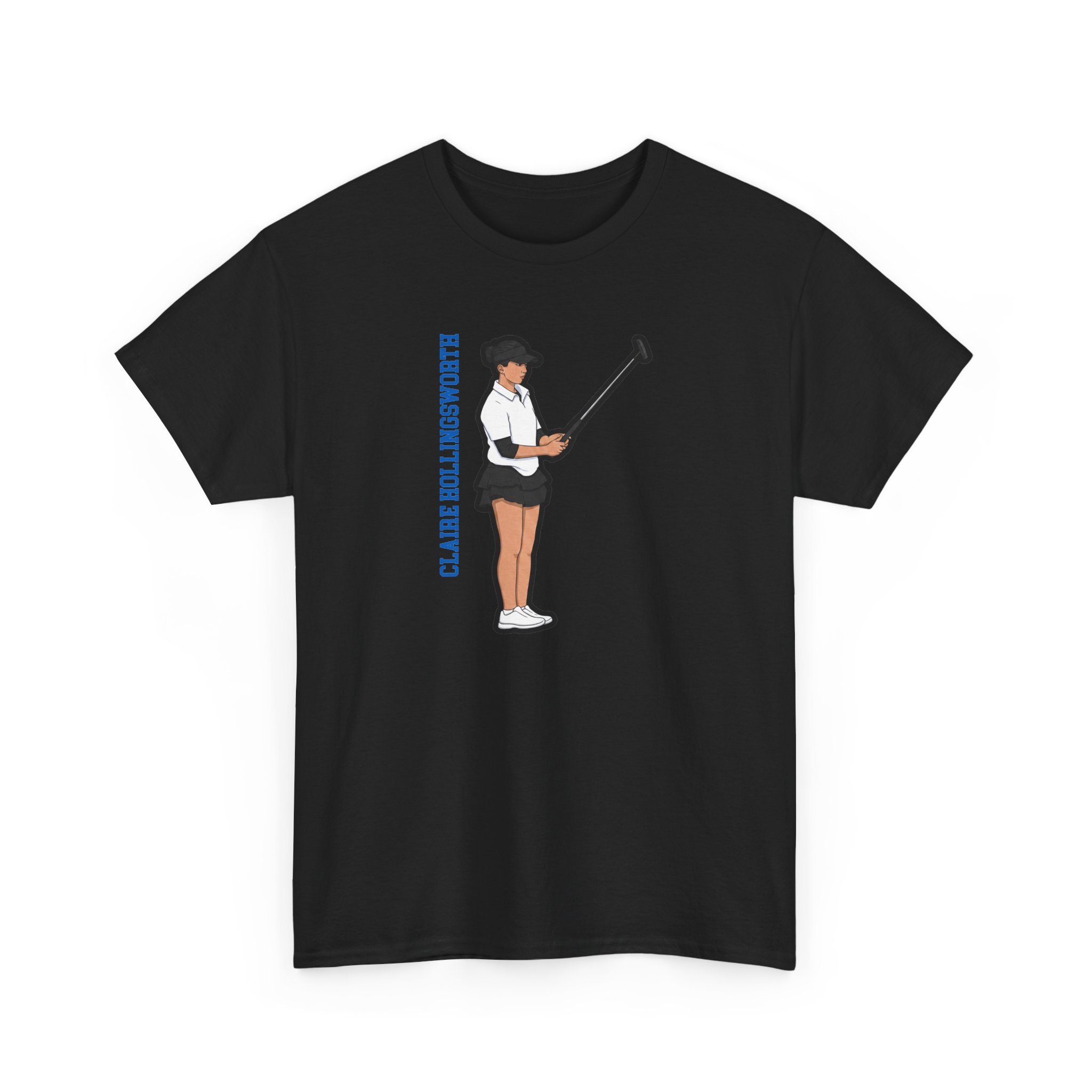 Tee — character_name_vertical in Black