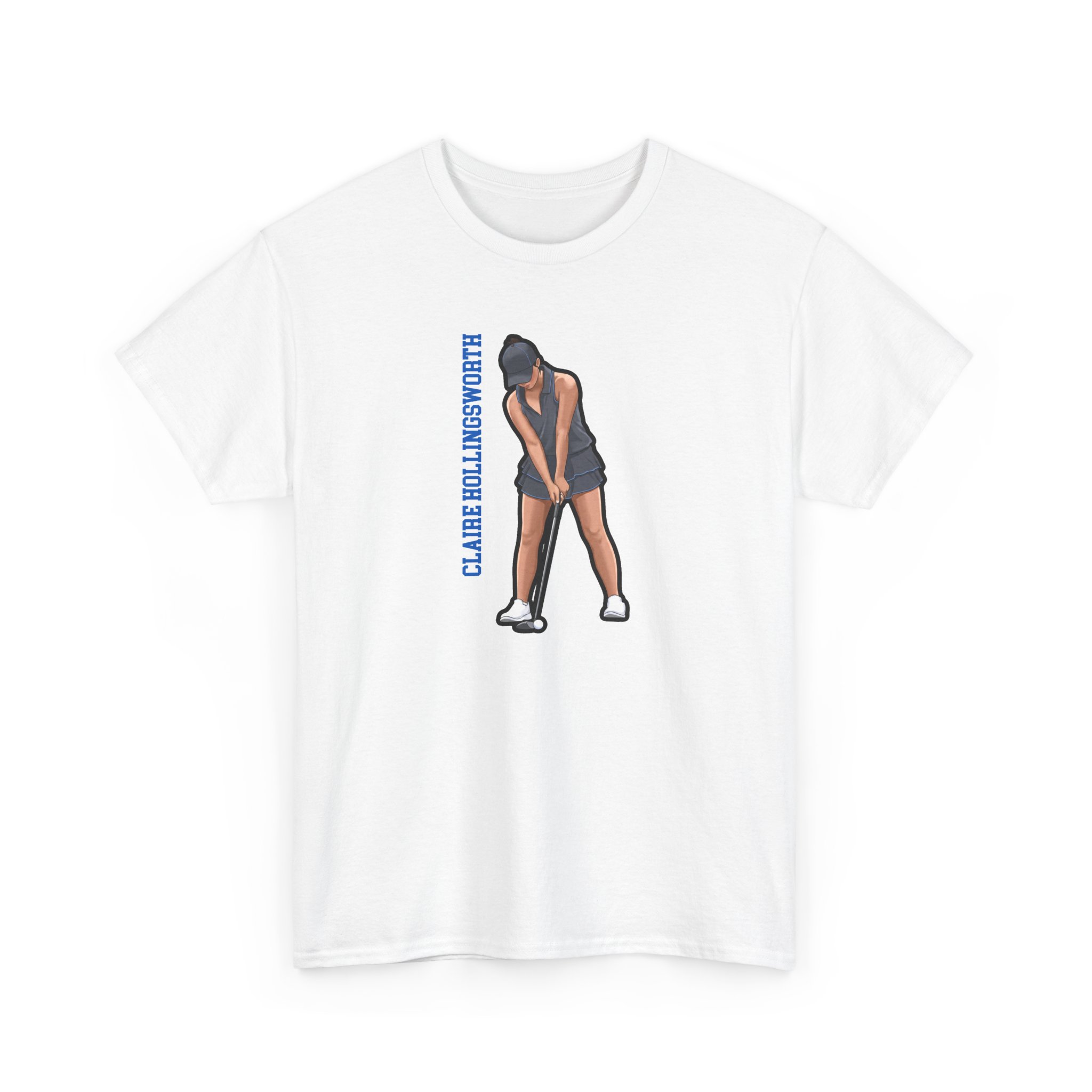 Tee — character_name_vertical in White
