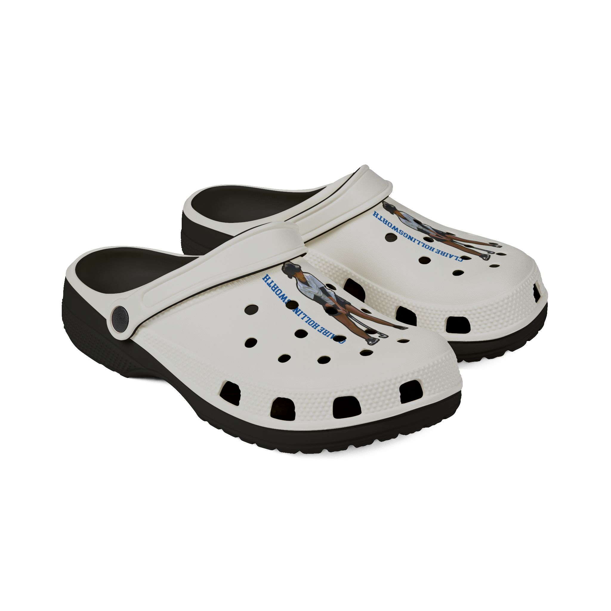 Rubber Clogs — character_name_vertical in Black