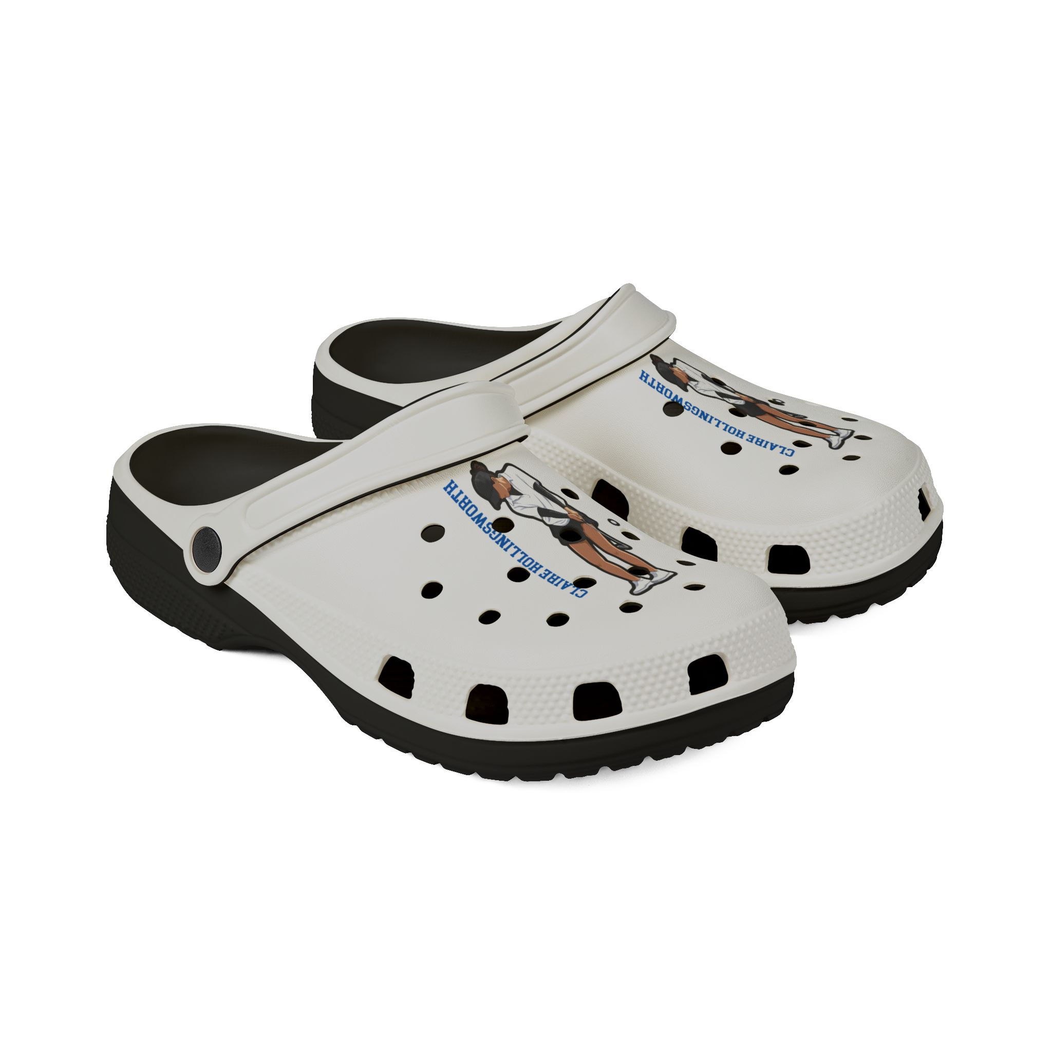 Rubber Clogs — character_name_vertical in Black
