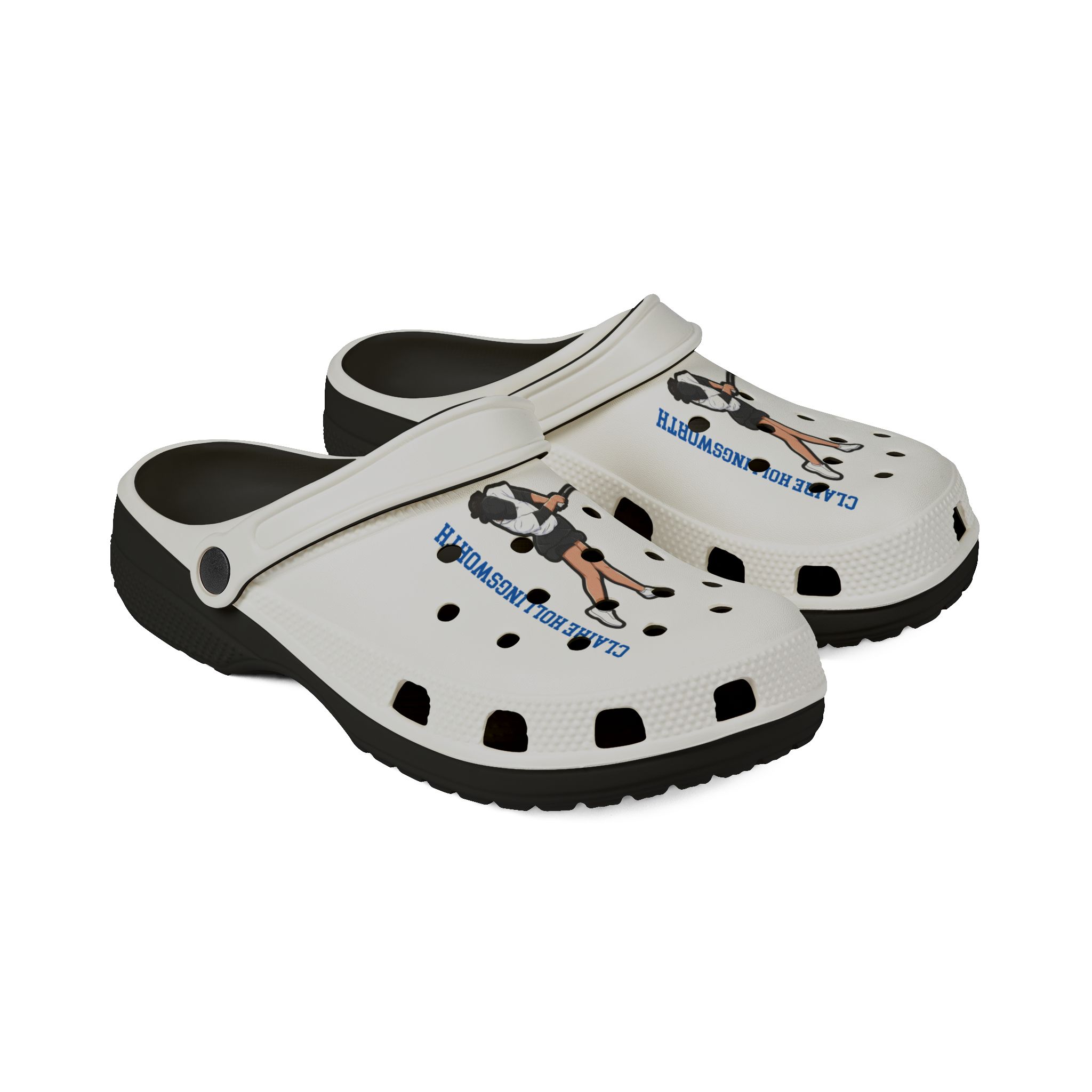 Rubber Clogs — character_name_vertical in Black