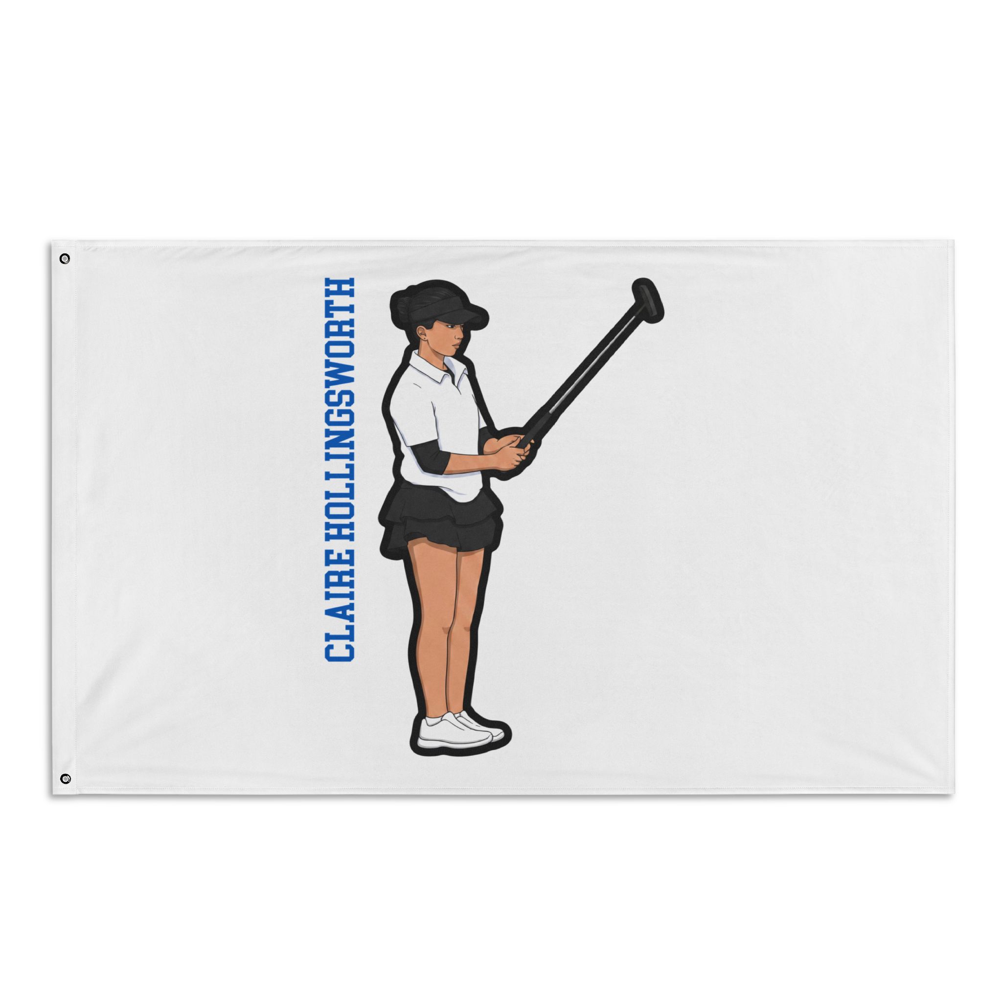 Flag (35 × 56 in) — character_name_vertical in Classic