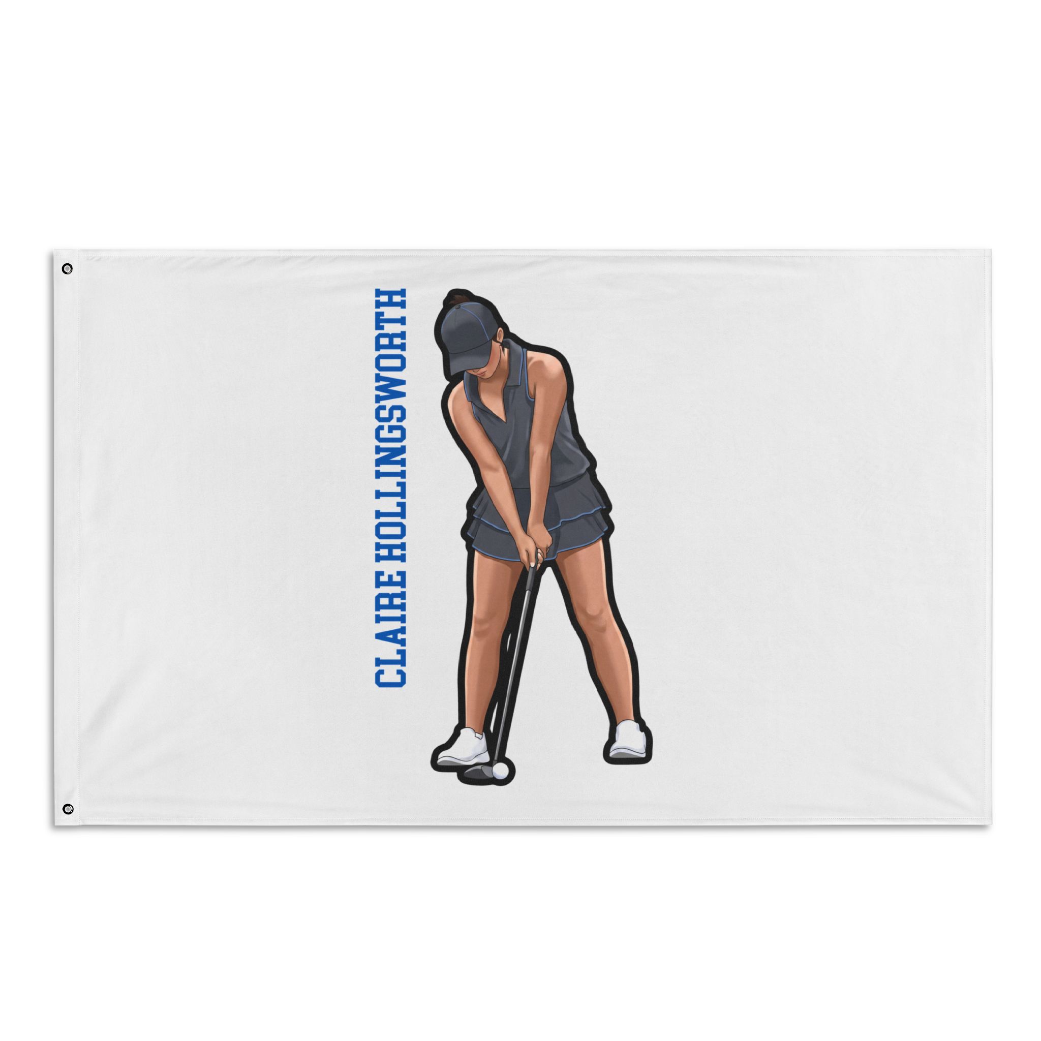 Flag (35 × 56 in) — character_name_vertical in Classic