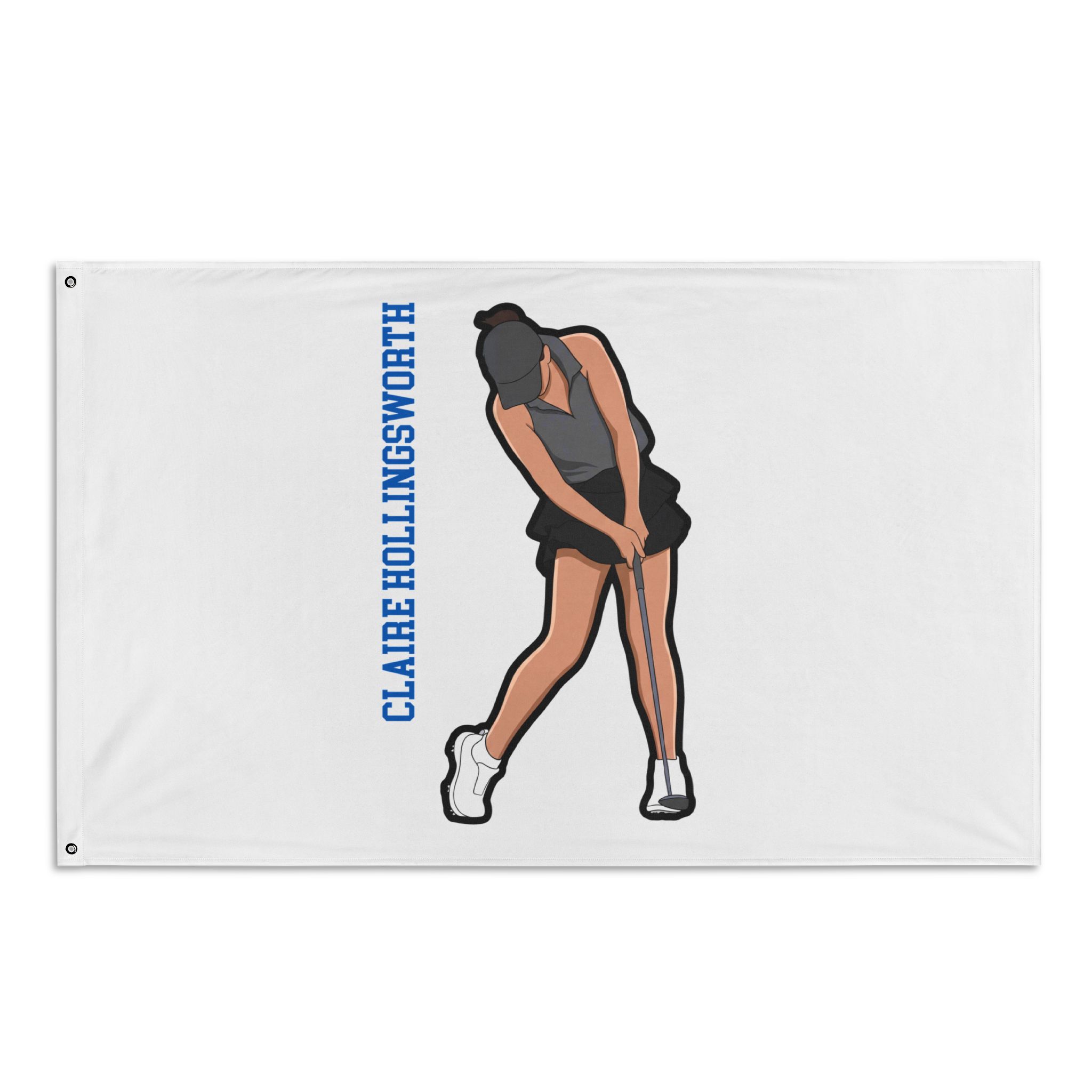 Flag (35 × 56 in) — character_name_vertical in Classic
