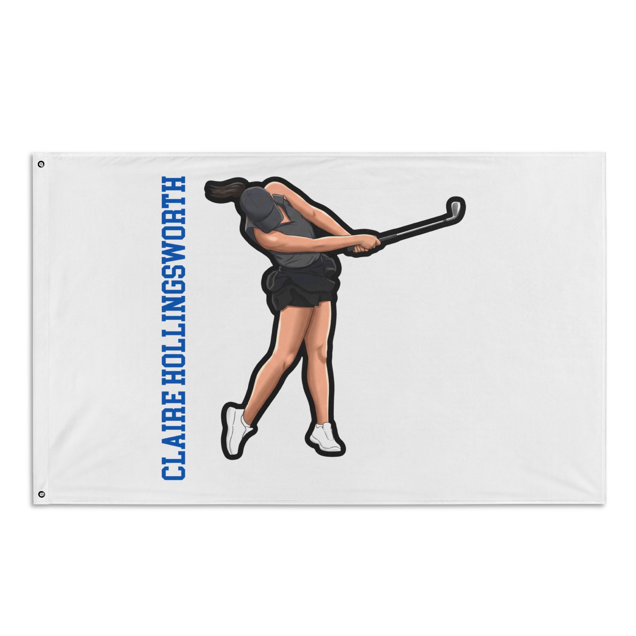 Flag (35 × 56 in) — character_name_vertical in Classic