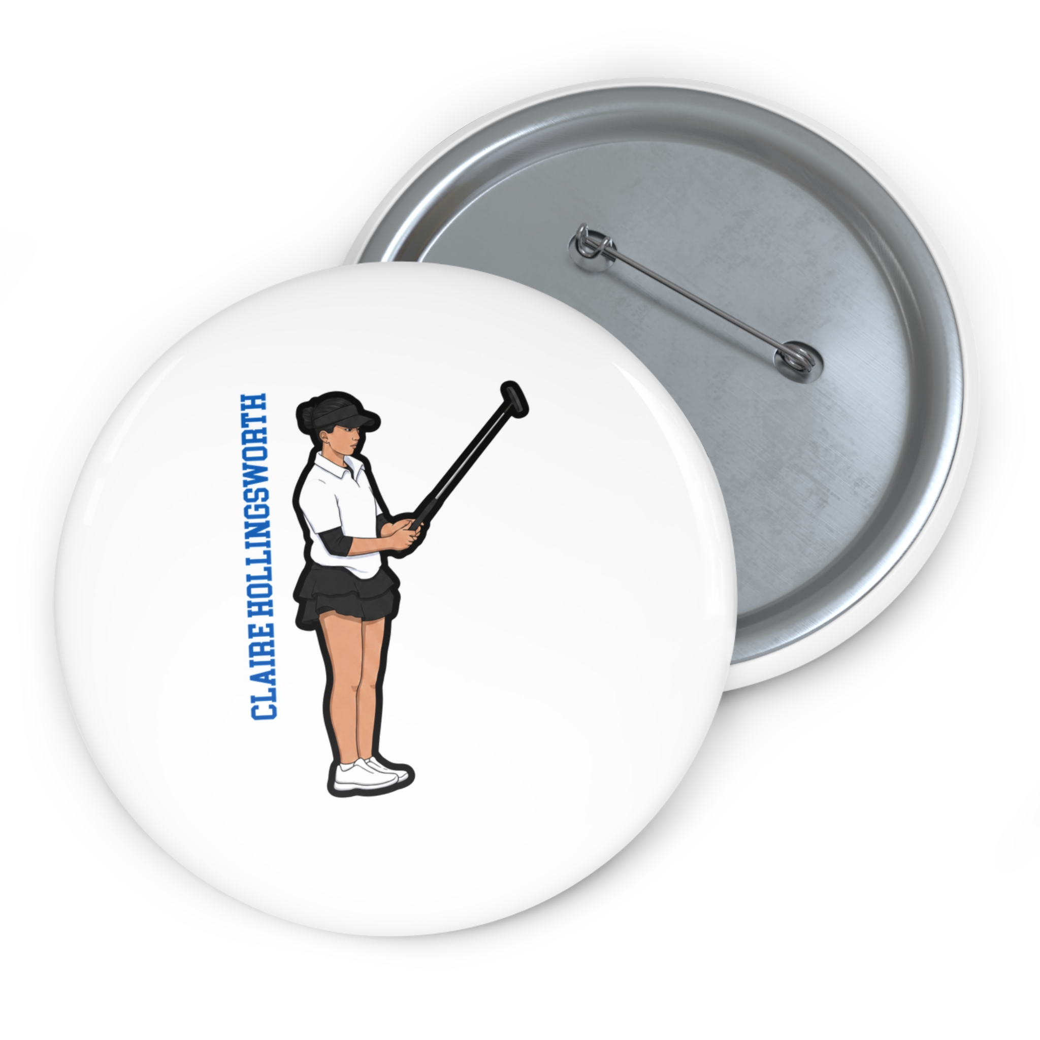 Game Day Pin — character_name_vertical in Classic