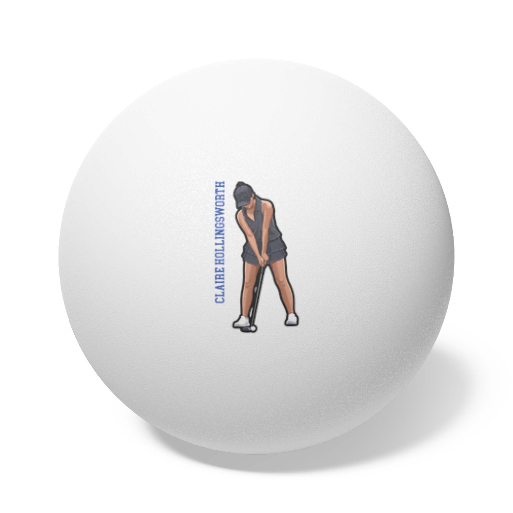 Ping Pong Balls, 6 pcs — character_name_vertical in White