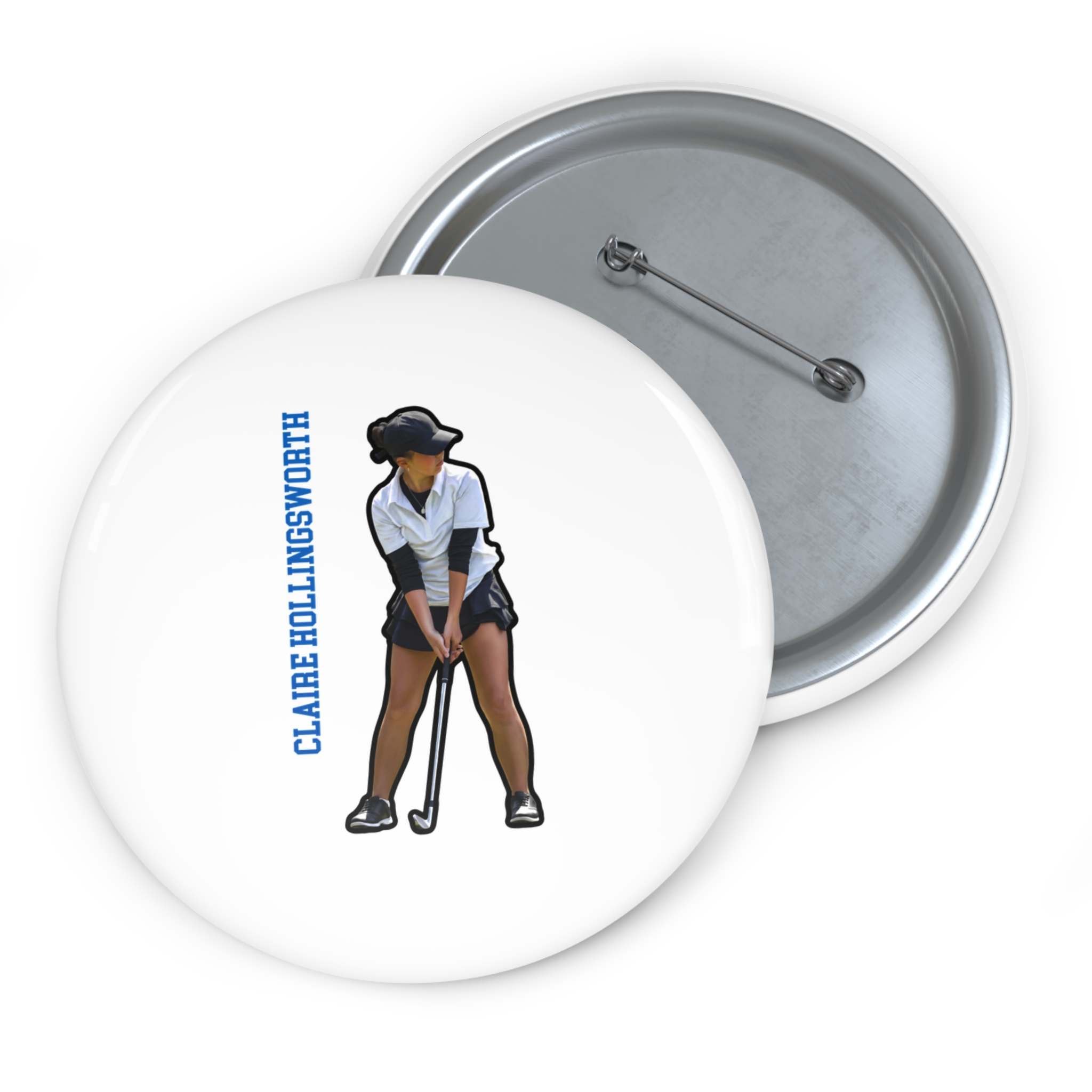 Game Day Pin — character_name_vertical in Classic