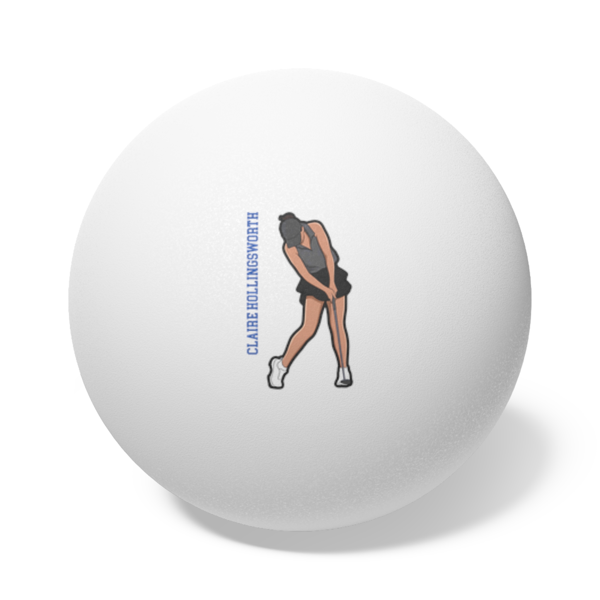 Ping Pong Balls, 6 pcs — character_name_vertical in White