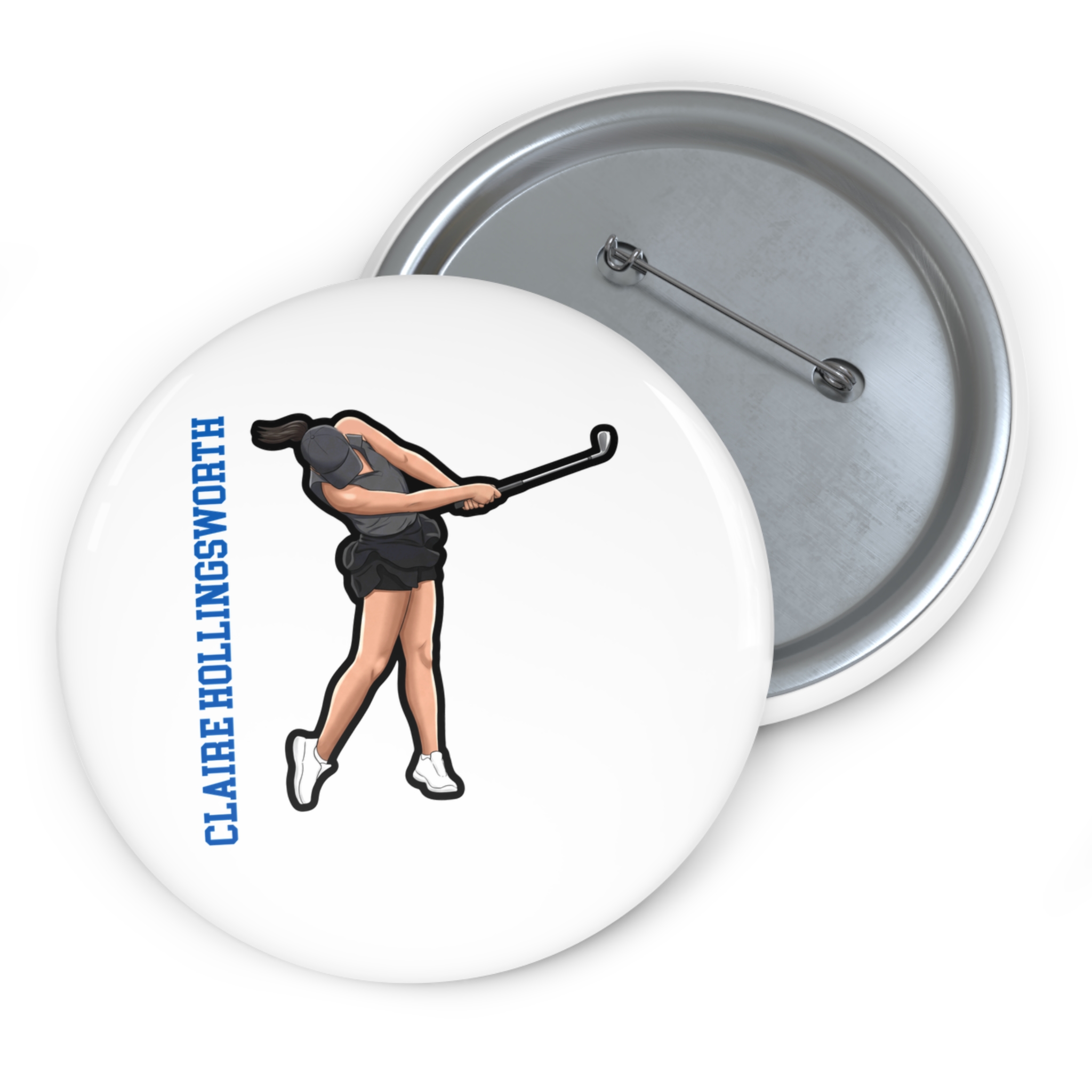 Game Day Pin — character_name_vertical in Classic