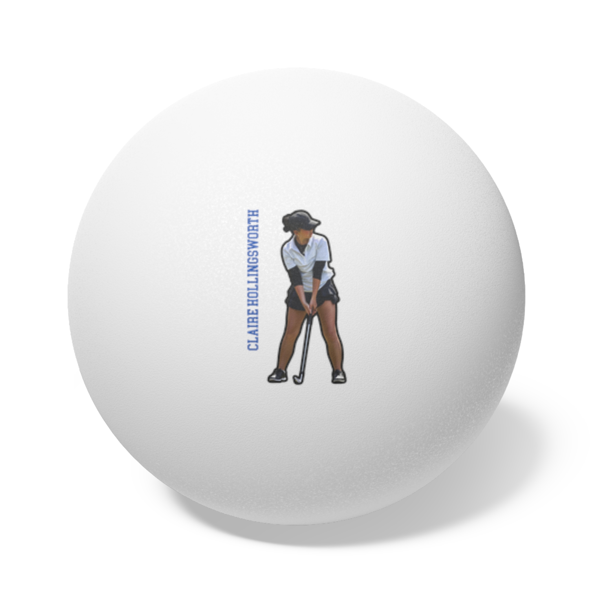 Ping Pong Balls, 6 pcs — character_name_vertical in White