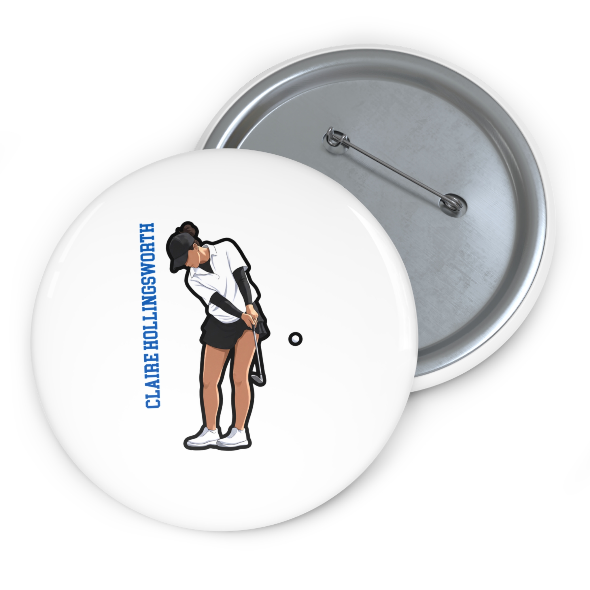 Game Day Pin — character_name_vertical in Classic