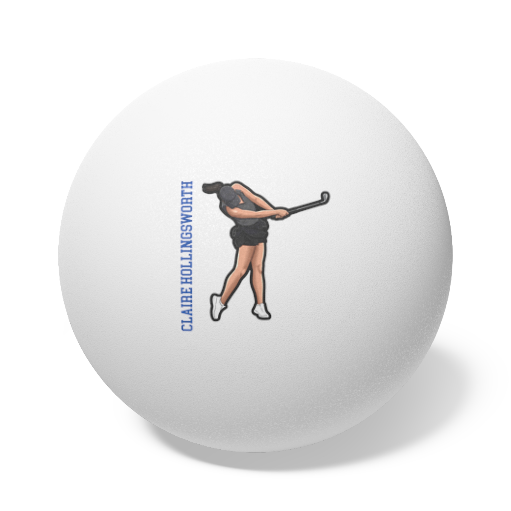 Ping Pong Balls, 6 pcs — character_name_vertical in White