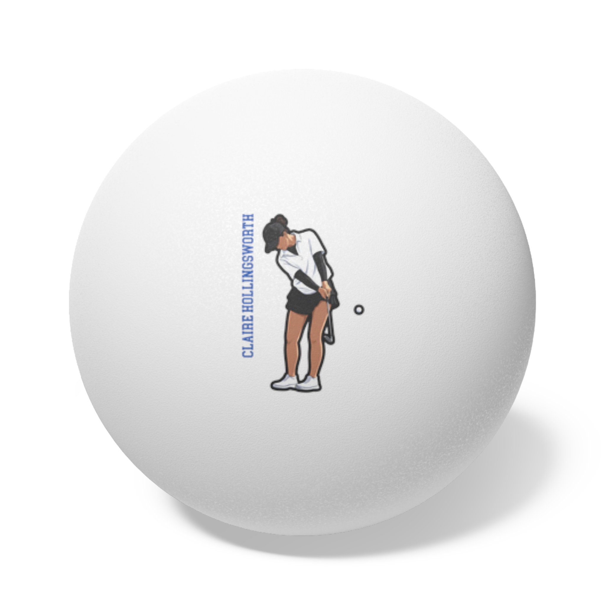 Ping Pong Balls, 6 pcs — character_name_vertical in White