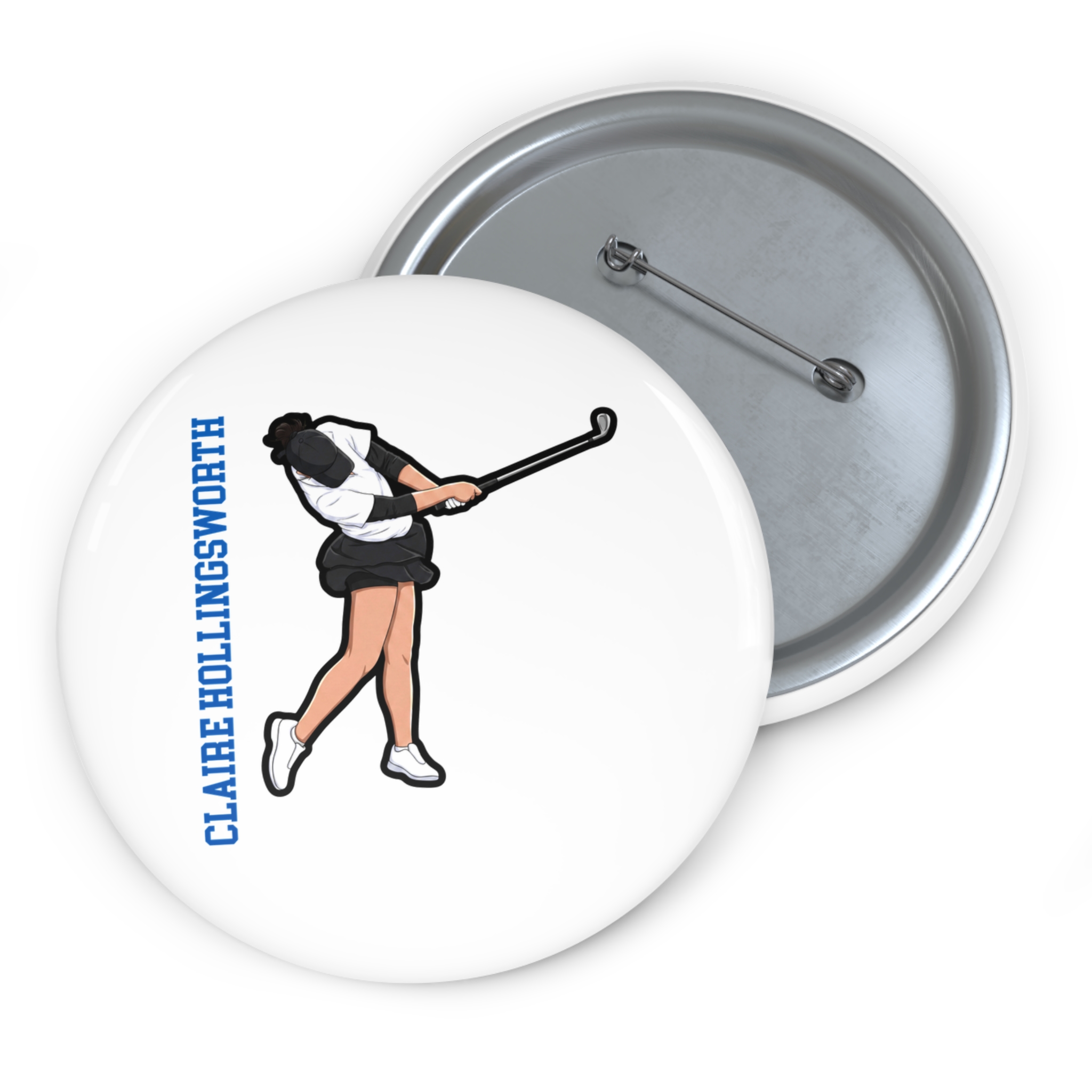 Game Day Pin — character_name_vertical in Classic