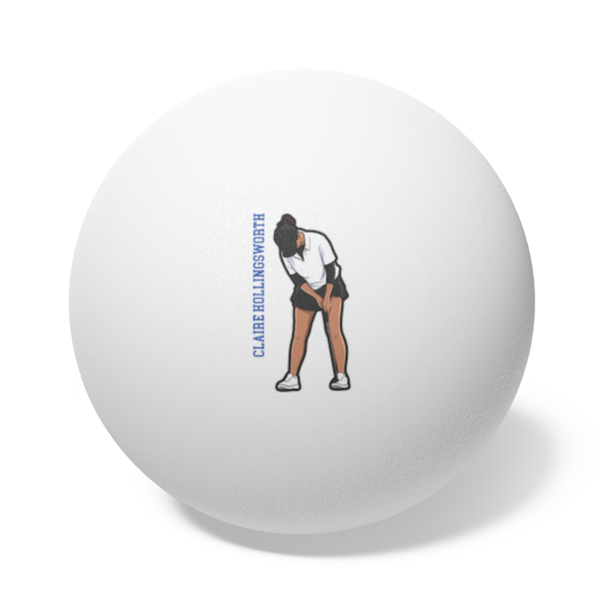 Ping Pong Balls, 6 pcs — character_name_vertical in White