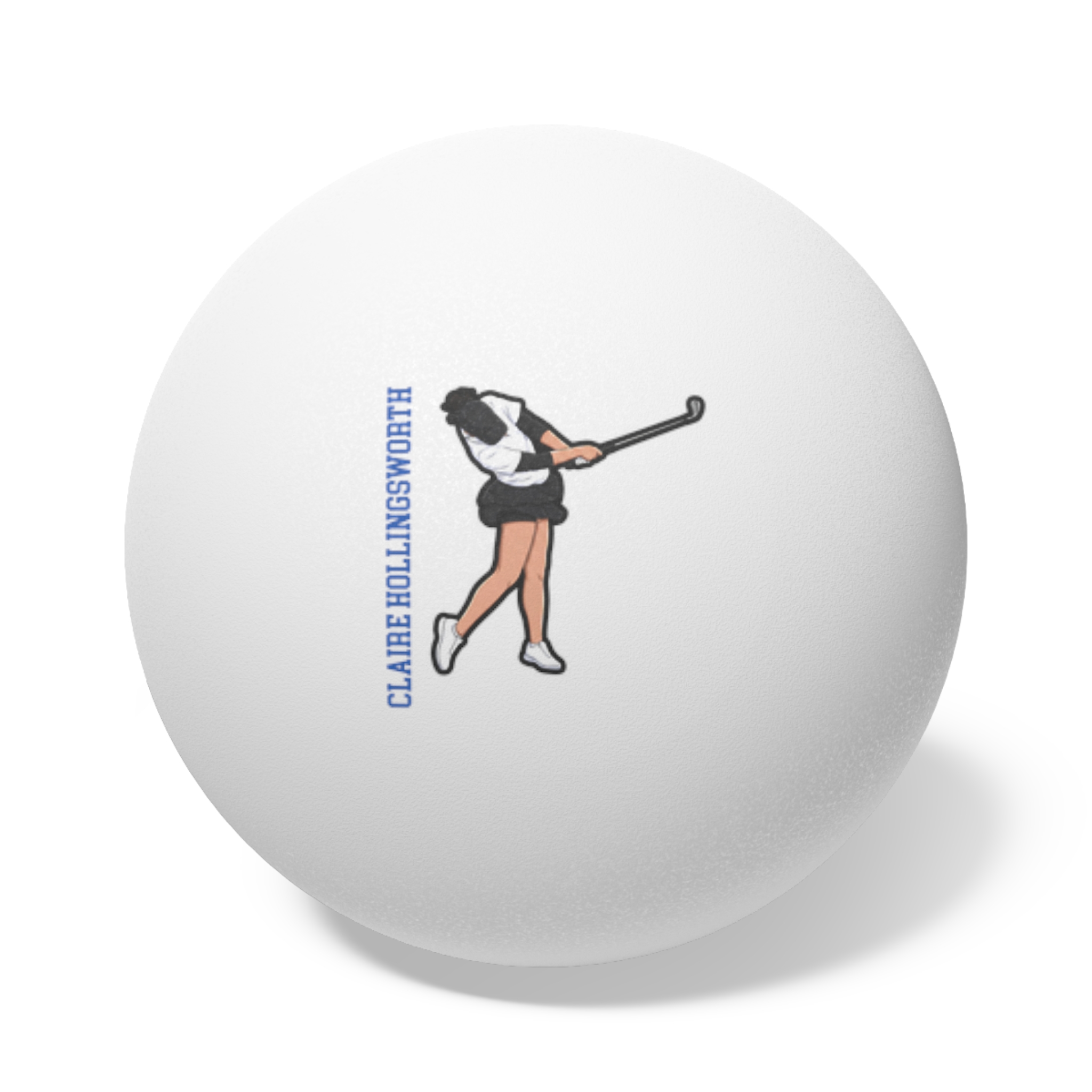 Ping Pong Balls, 6 pcs — character_name_vertical in White