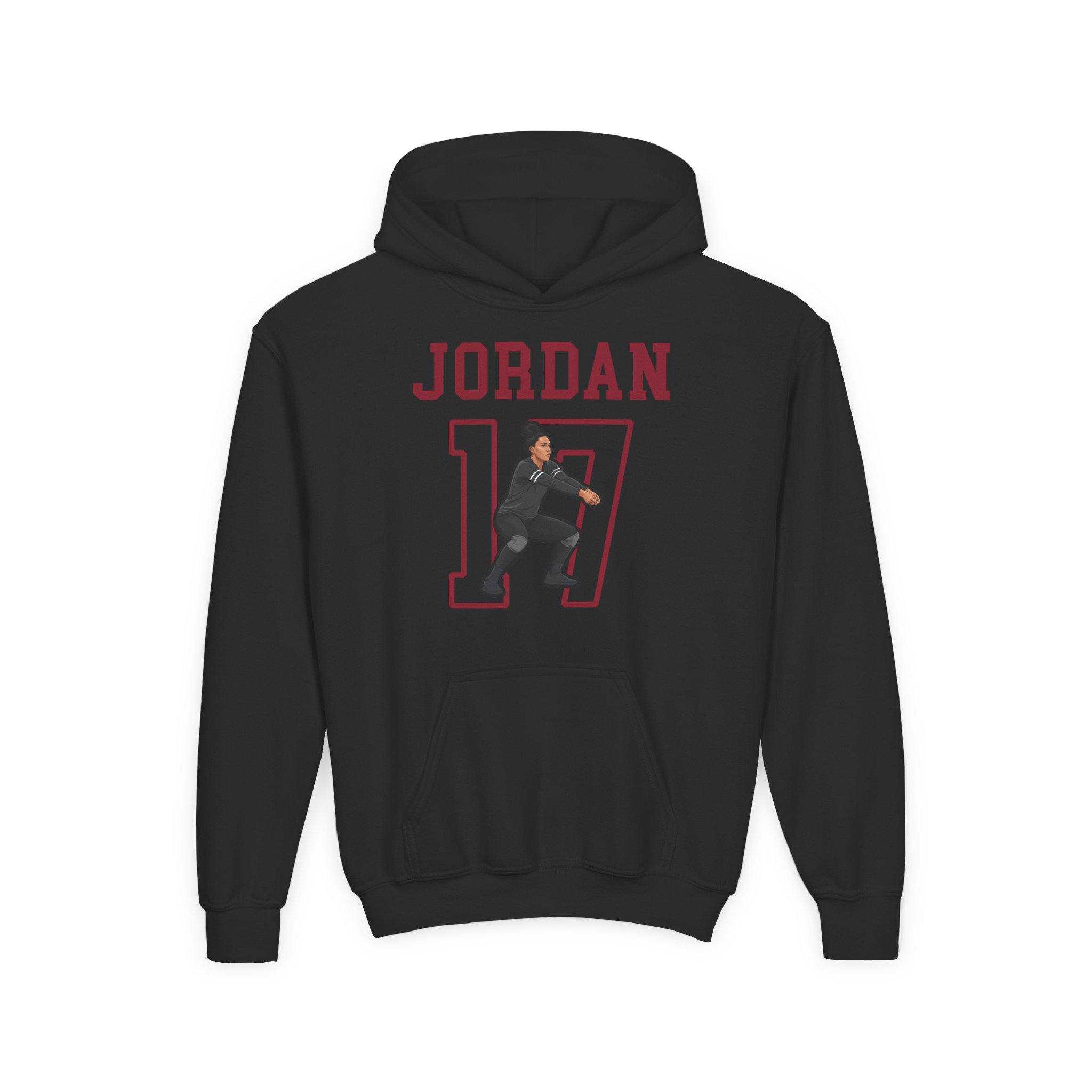 Youth Hoodie — character_shirsey in Black