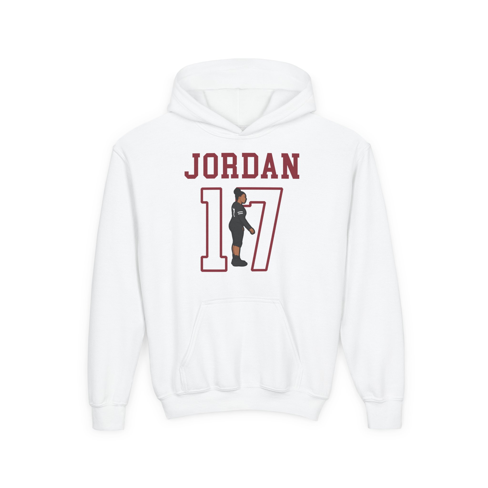 Youth Hoodie — character_shirsey in White