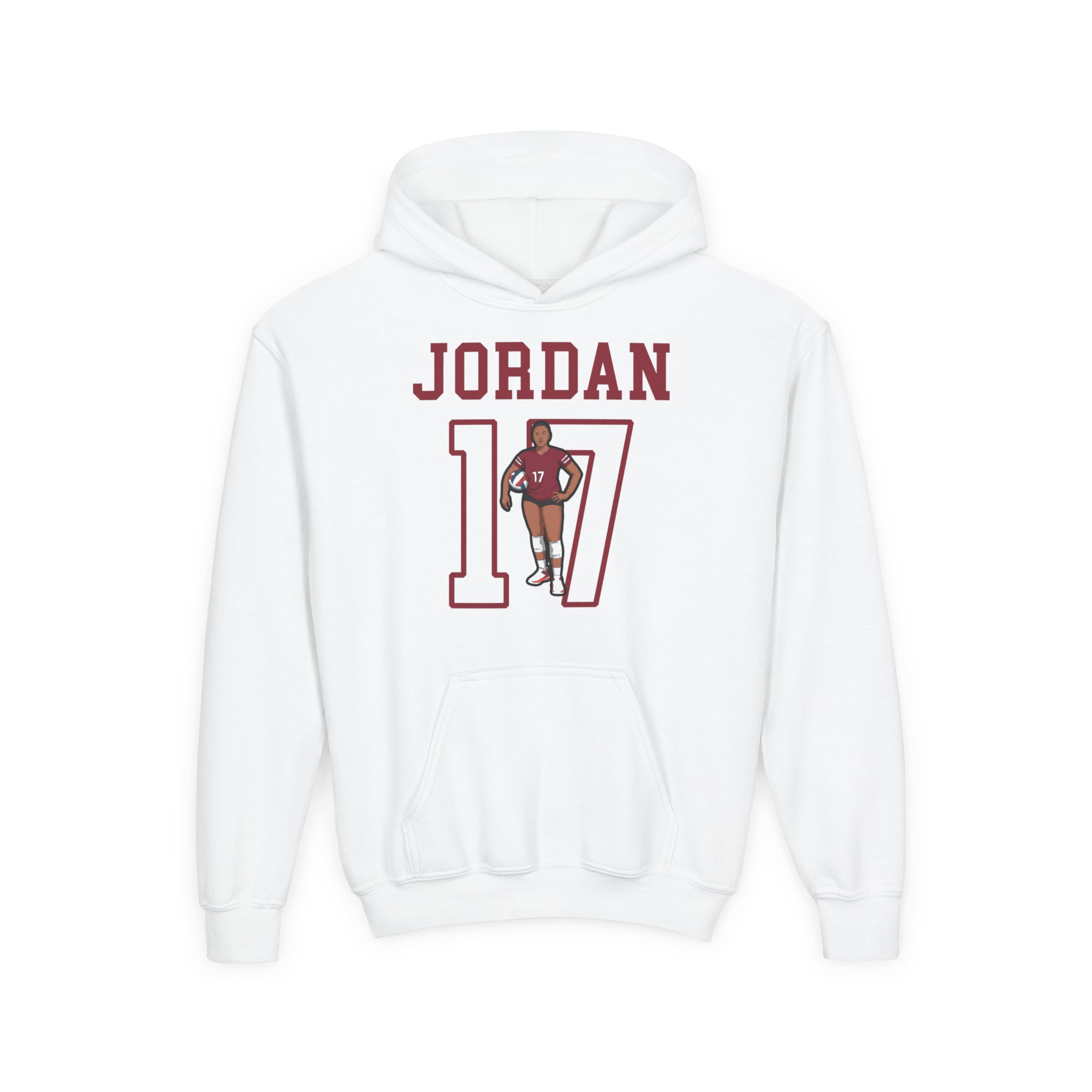 Youth Hoodie — character_shirsey in White