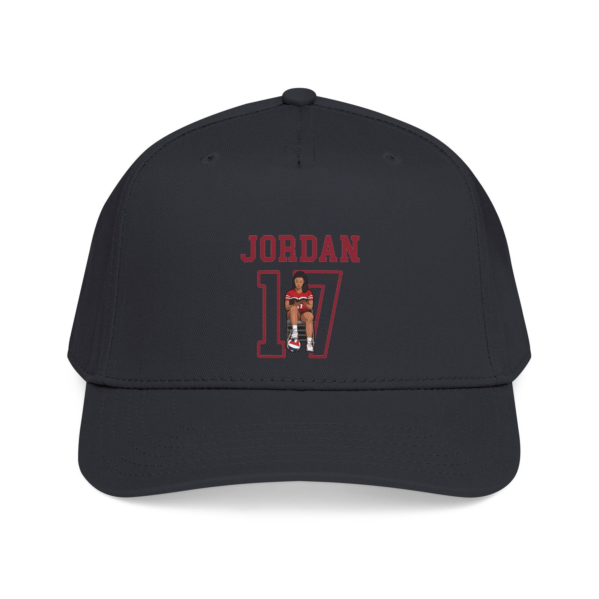 Baseball Cap — character_shirsey in Black