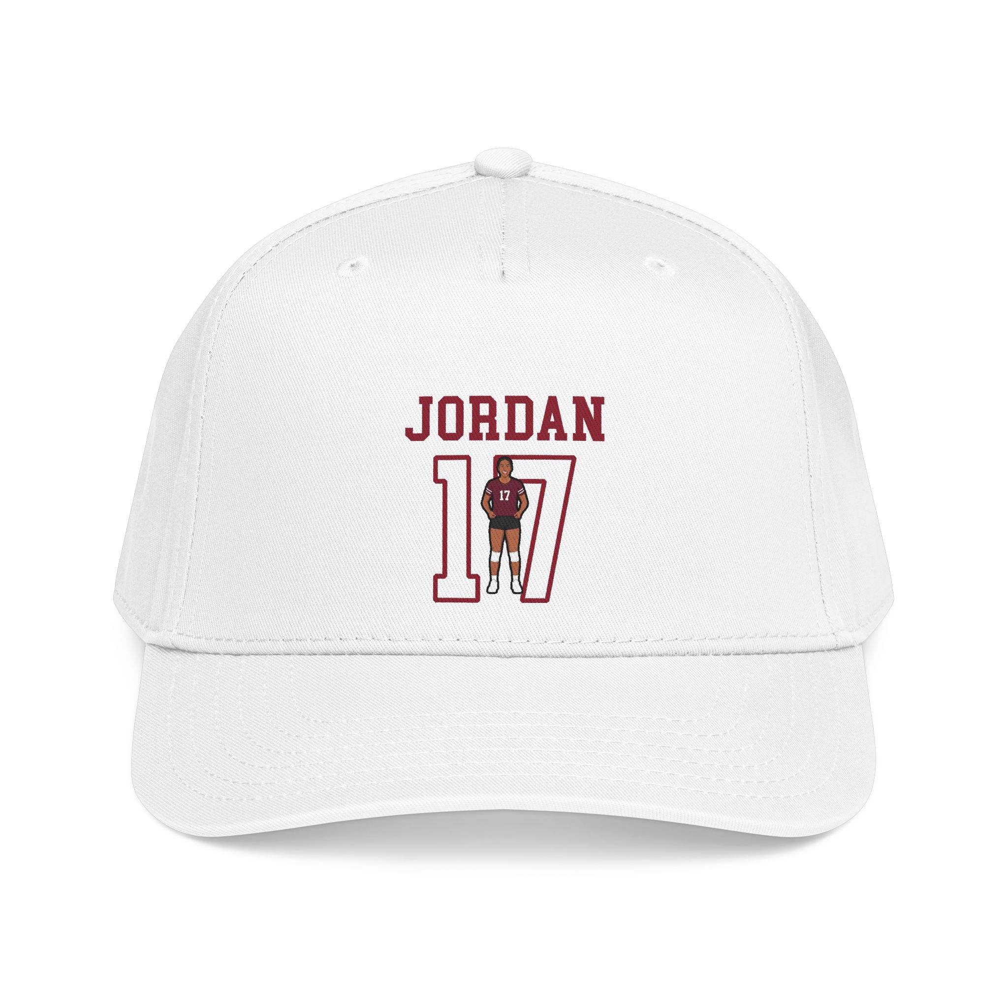 Baseball Cap — character_shirsey in White