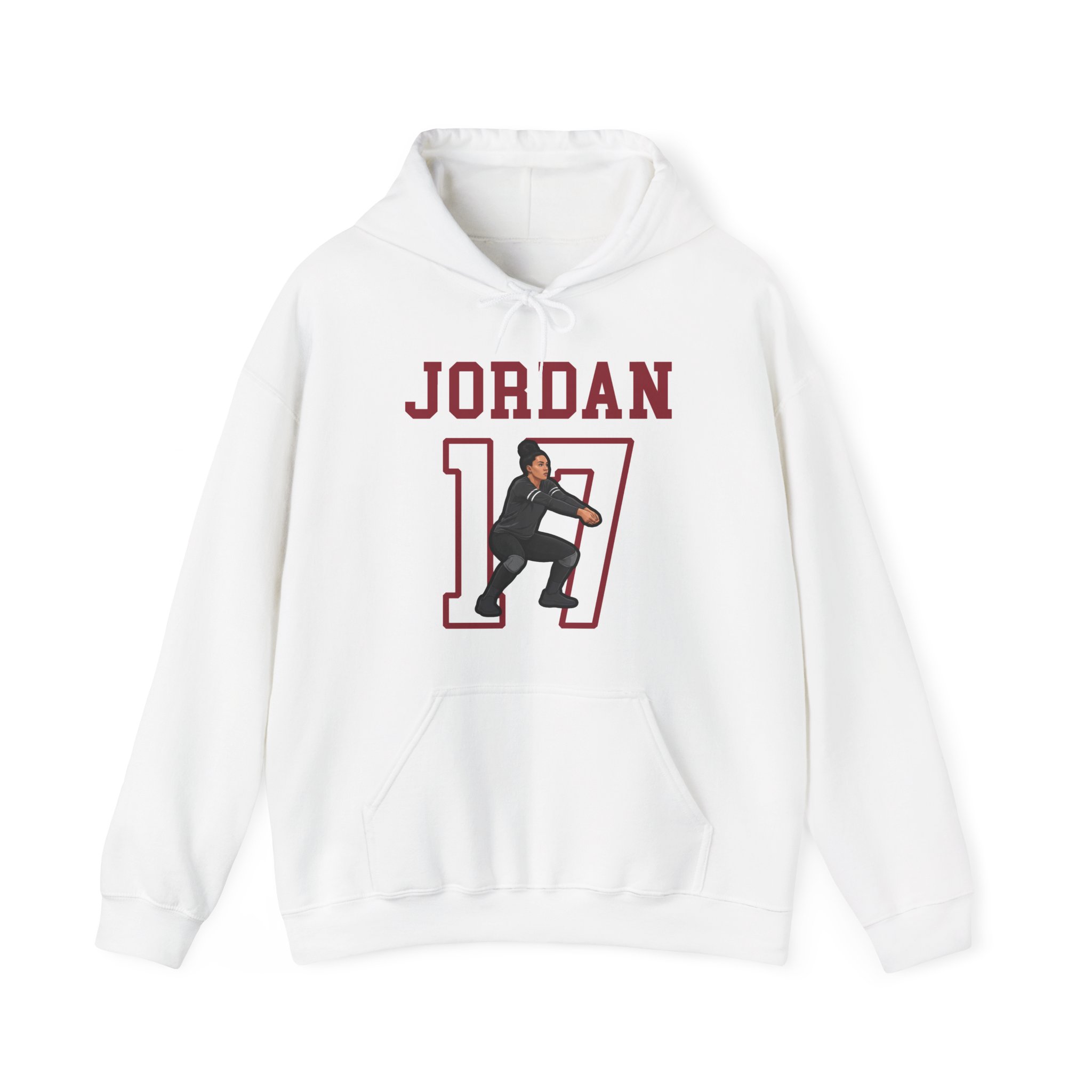 Hoodie — character_shirsey in White