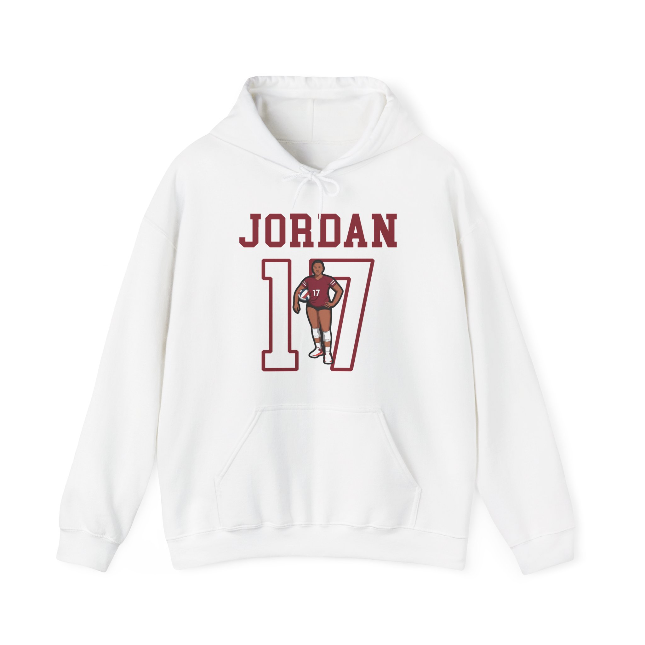 Hoodie — character_shirsey in White