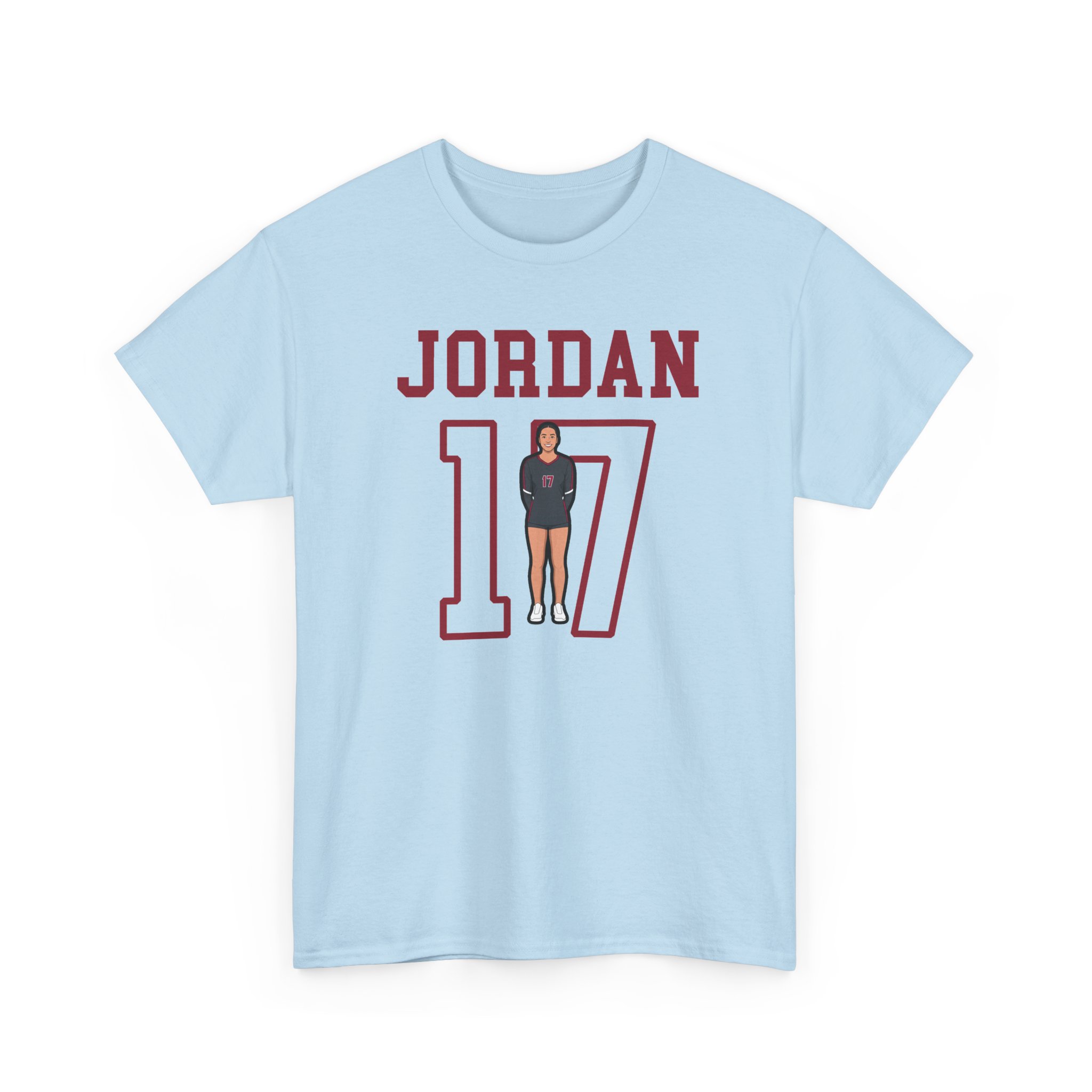 Tee — character_shirsey in Light Blue