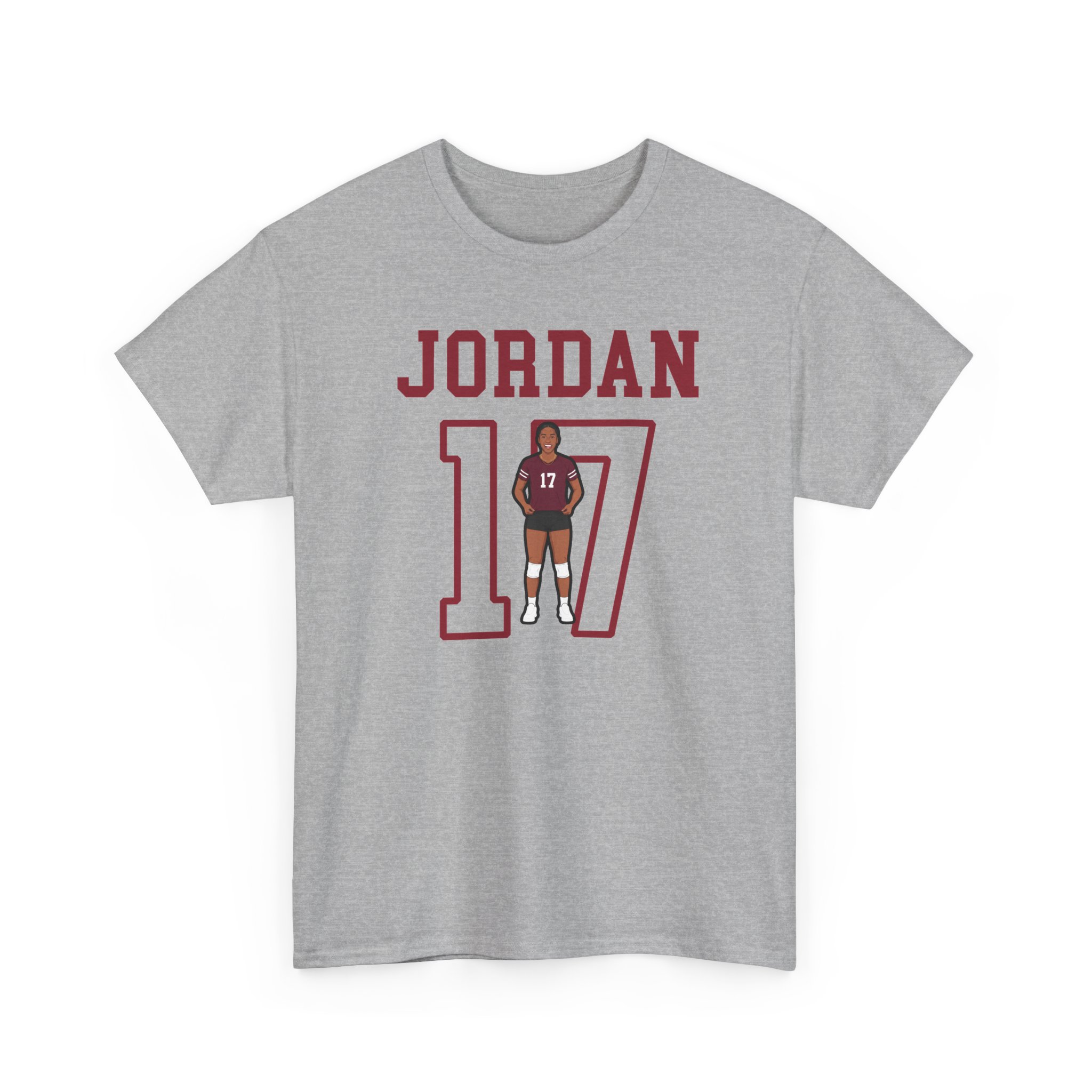 Tee — character_shirsey in Grey