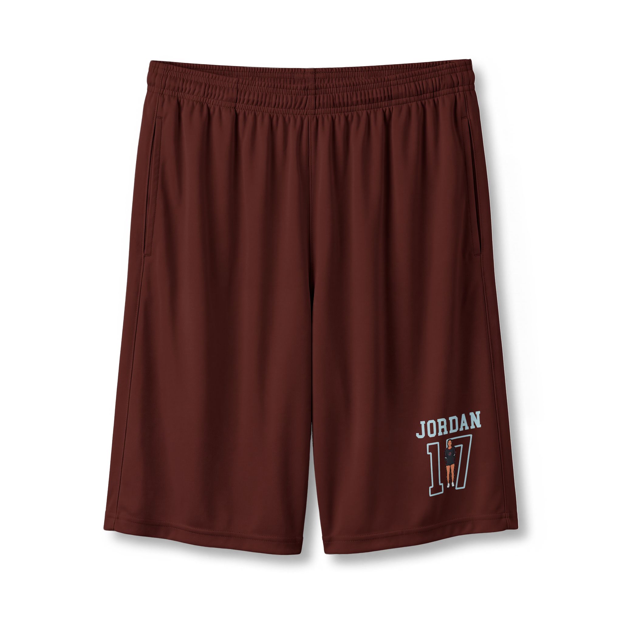 Shorts — character_shirsey in Maroon