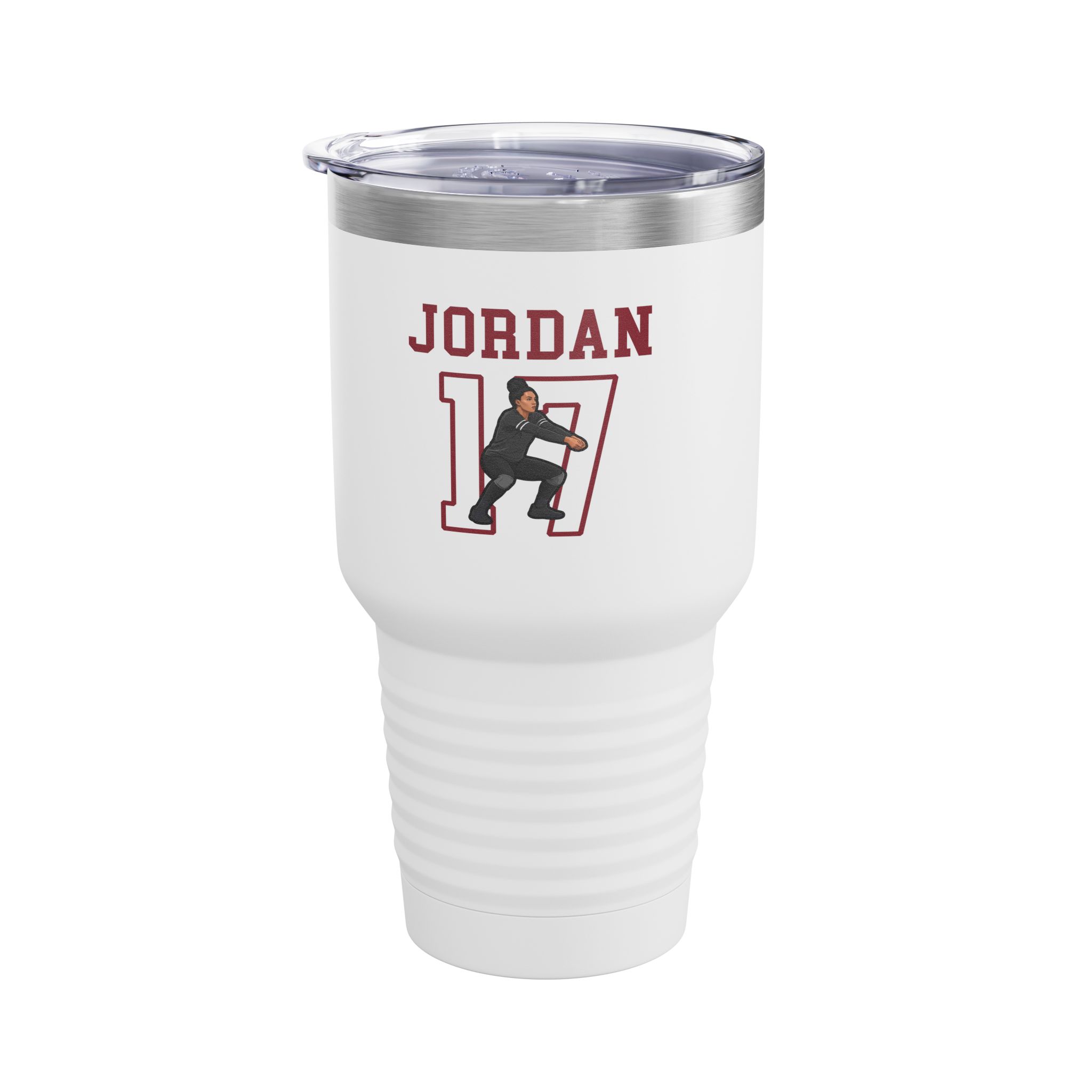 30oz Tumbler — character_shirsey in White