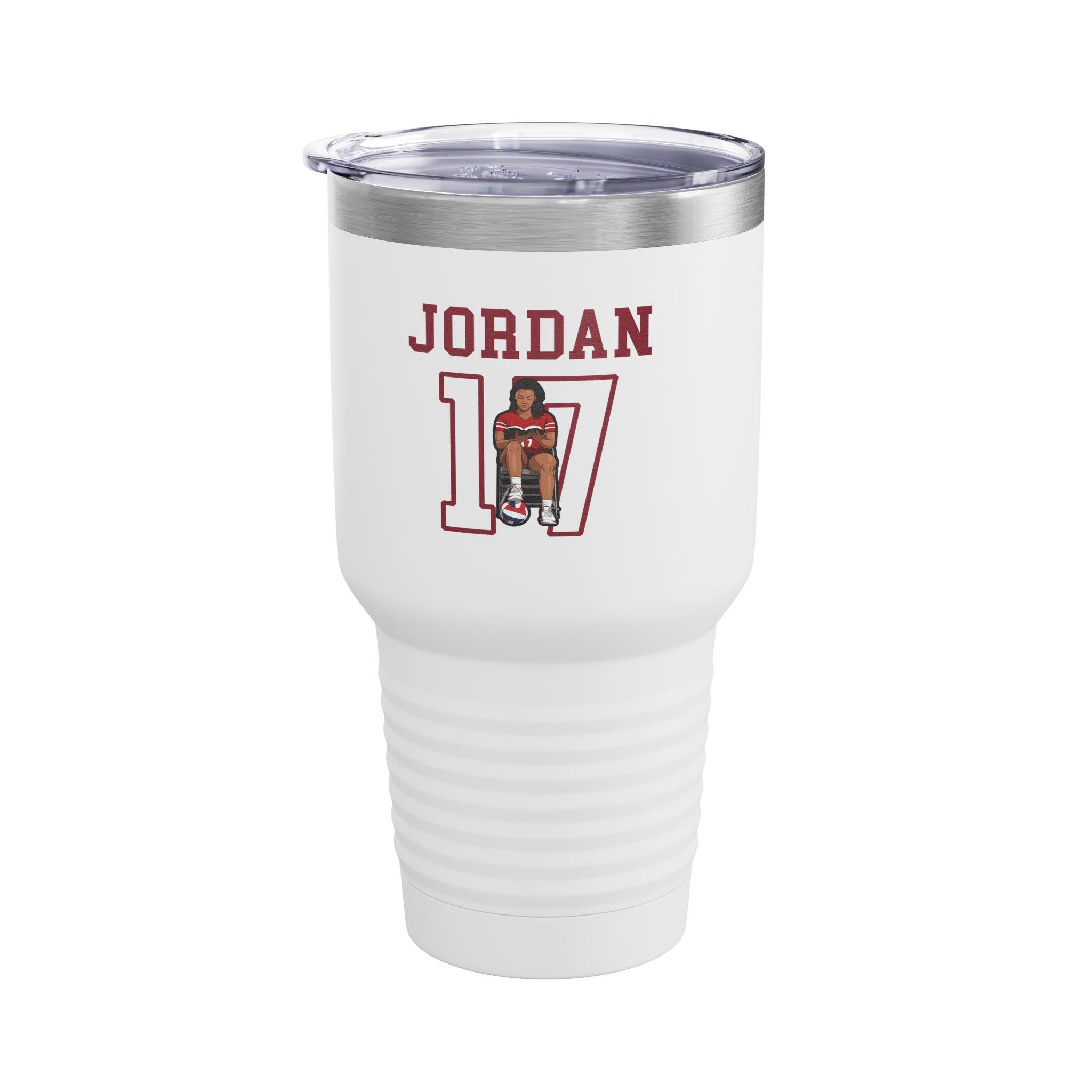30oz Tumbler — character_shirsey in White