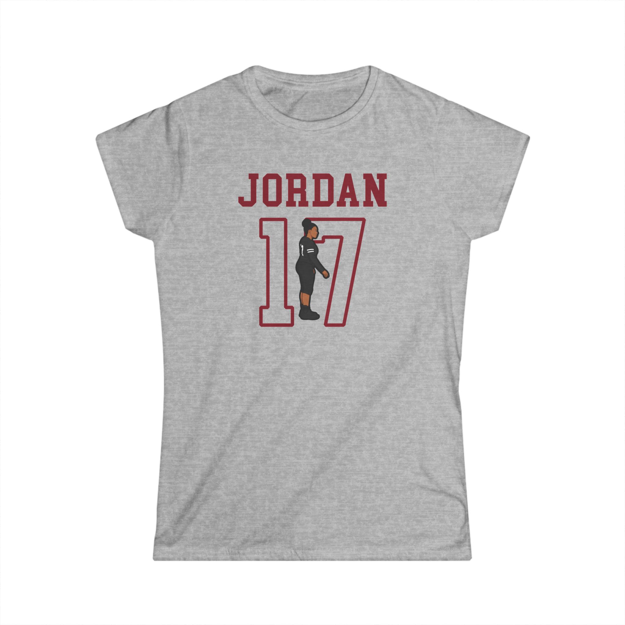 Women's Softstyle Tee — character_shirsey in Grey