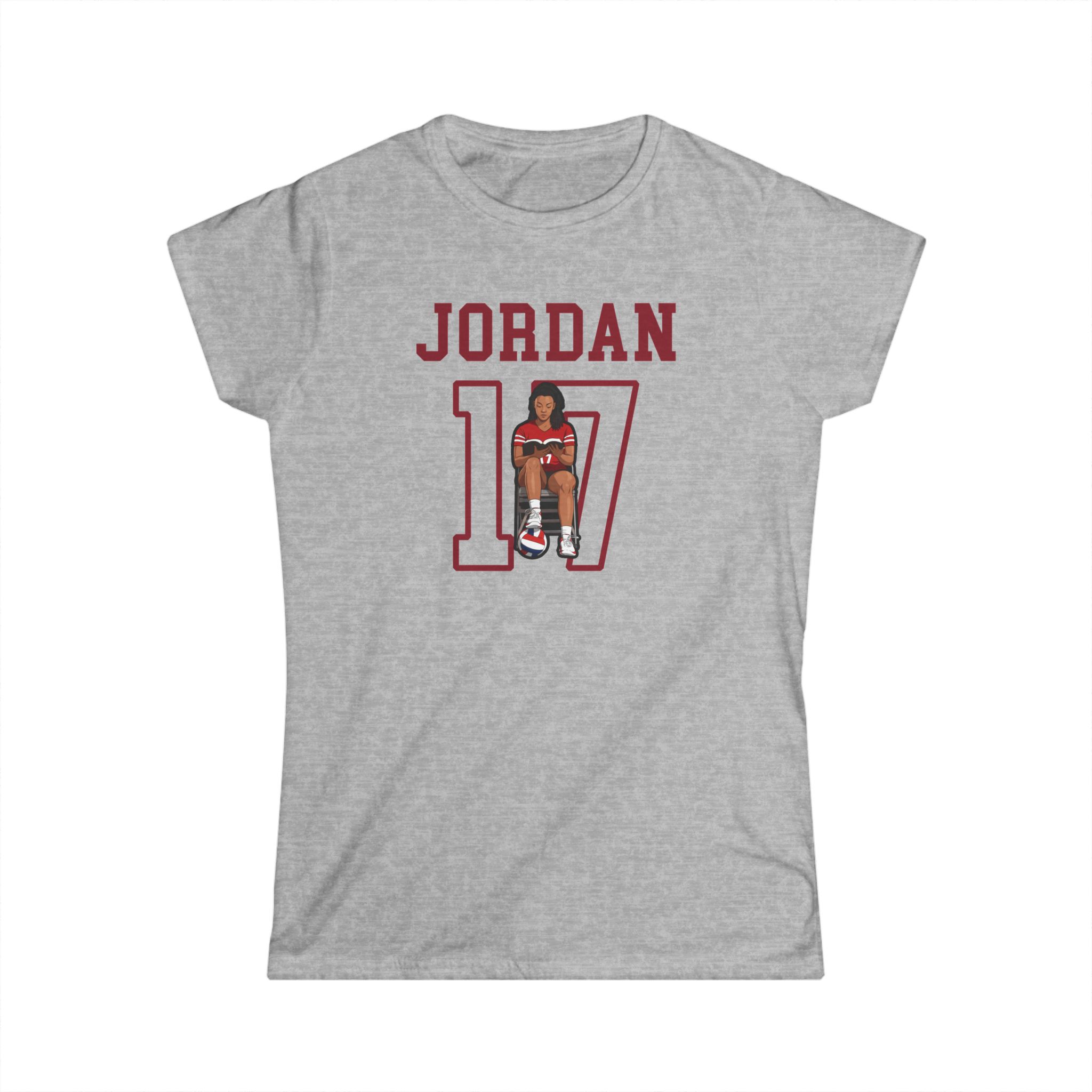 Women's Softstyle Tee — character_shirsey in Grey