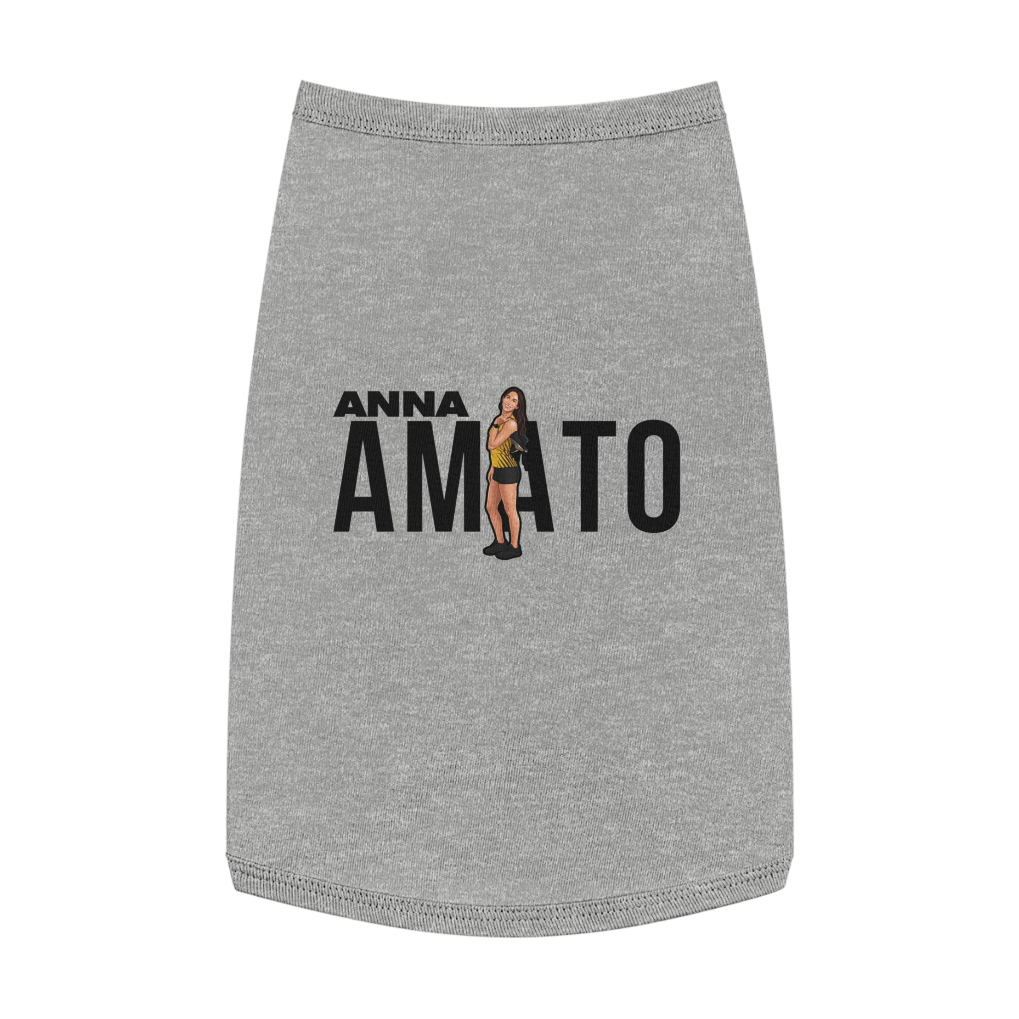 Pet Tank Top — character_player_name in White
