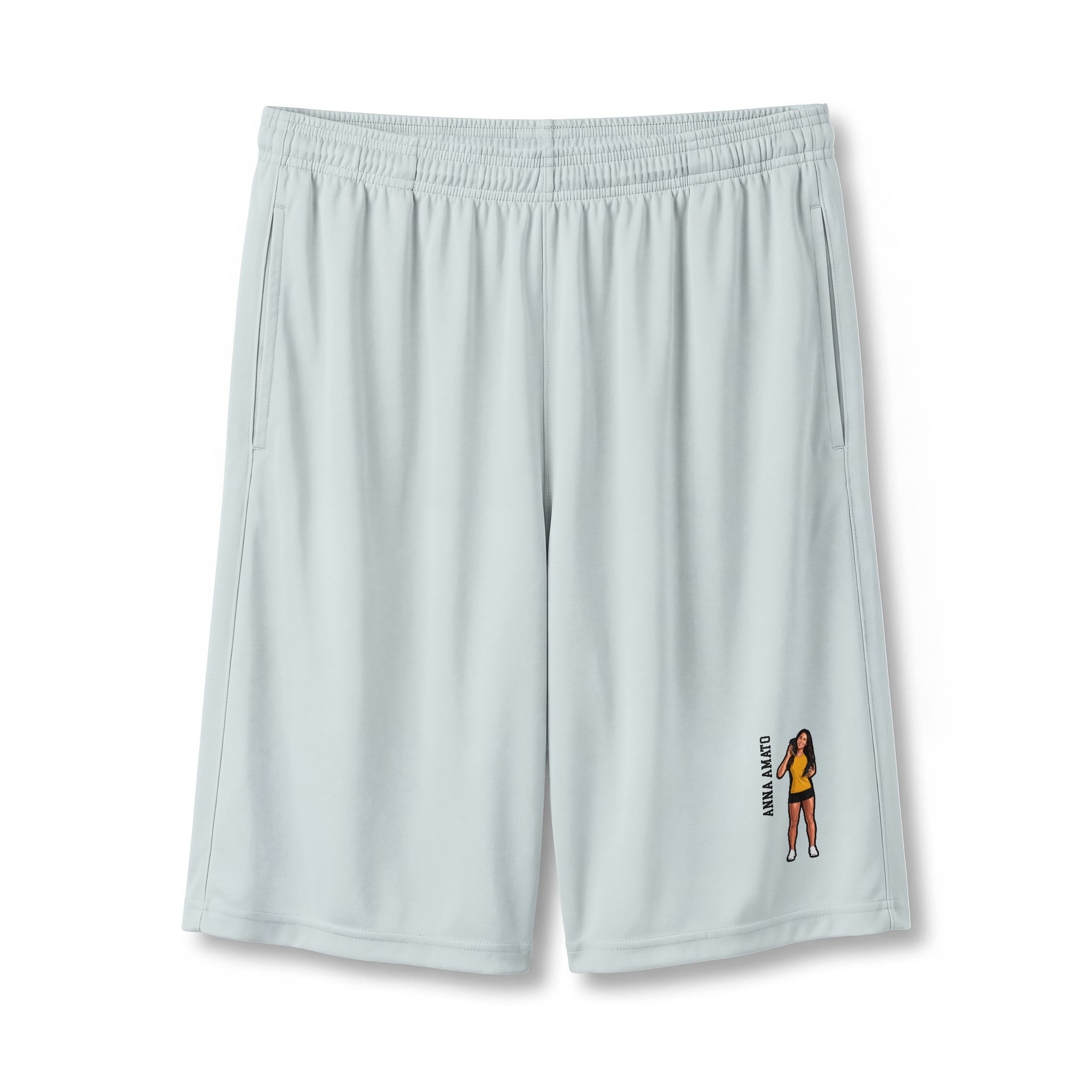Shorts — character_name_vertical in Silver