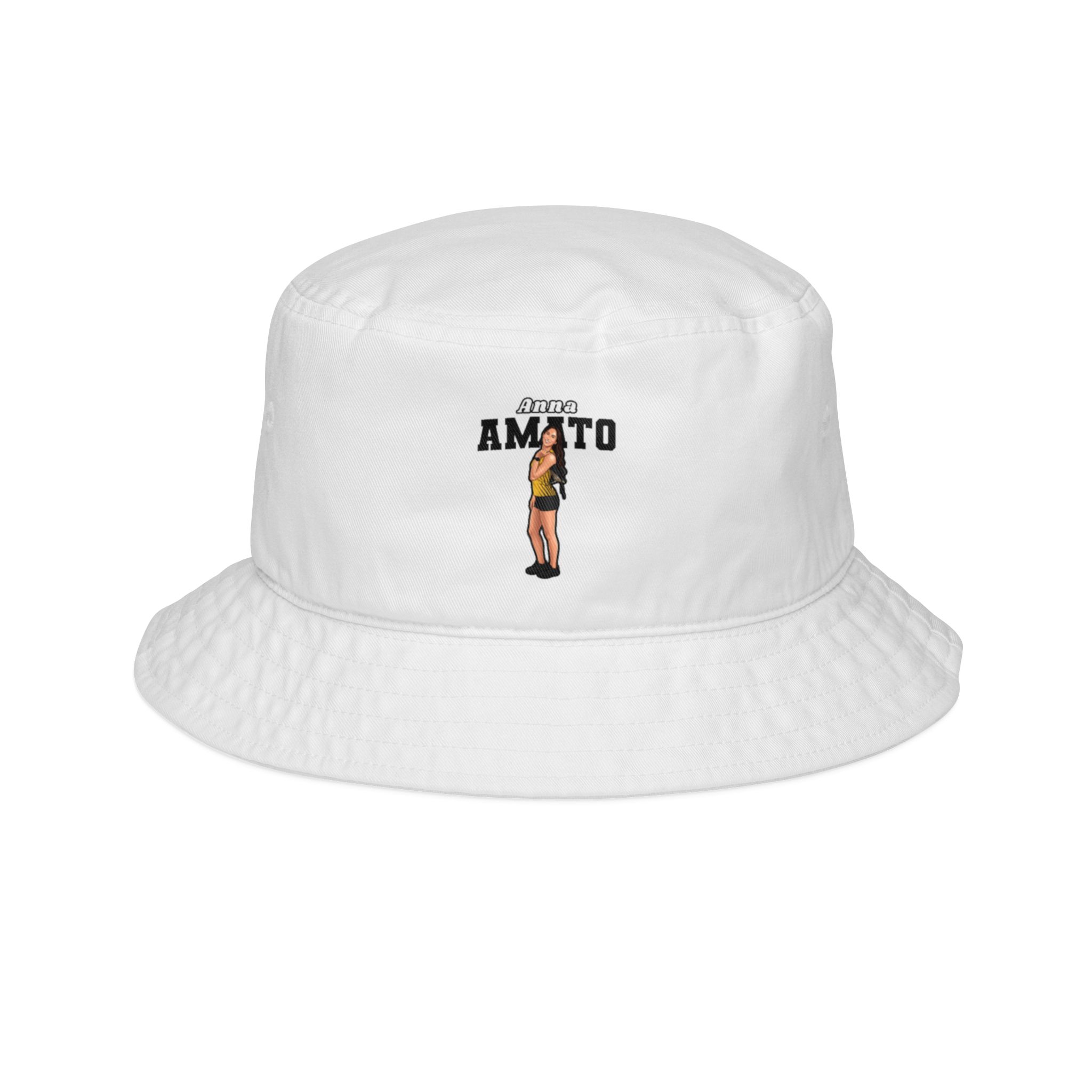 Bucket Hat — character_name_arch in White