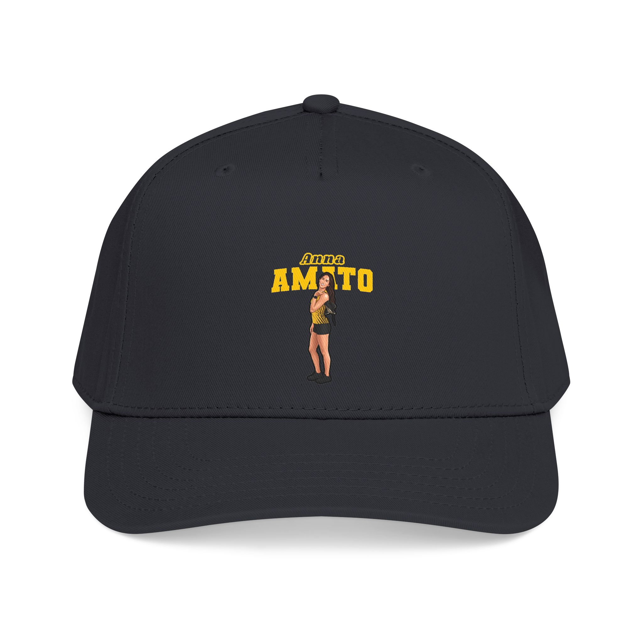 Baseball Cap — character_name_arch in Black