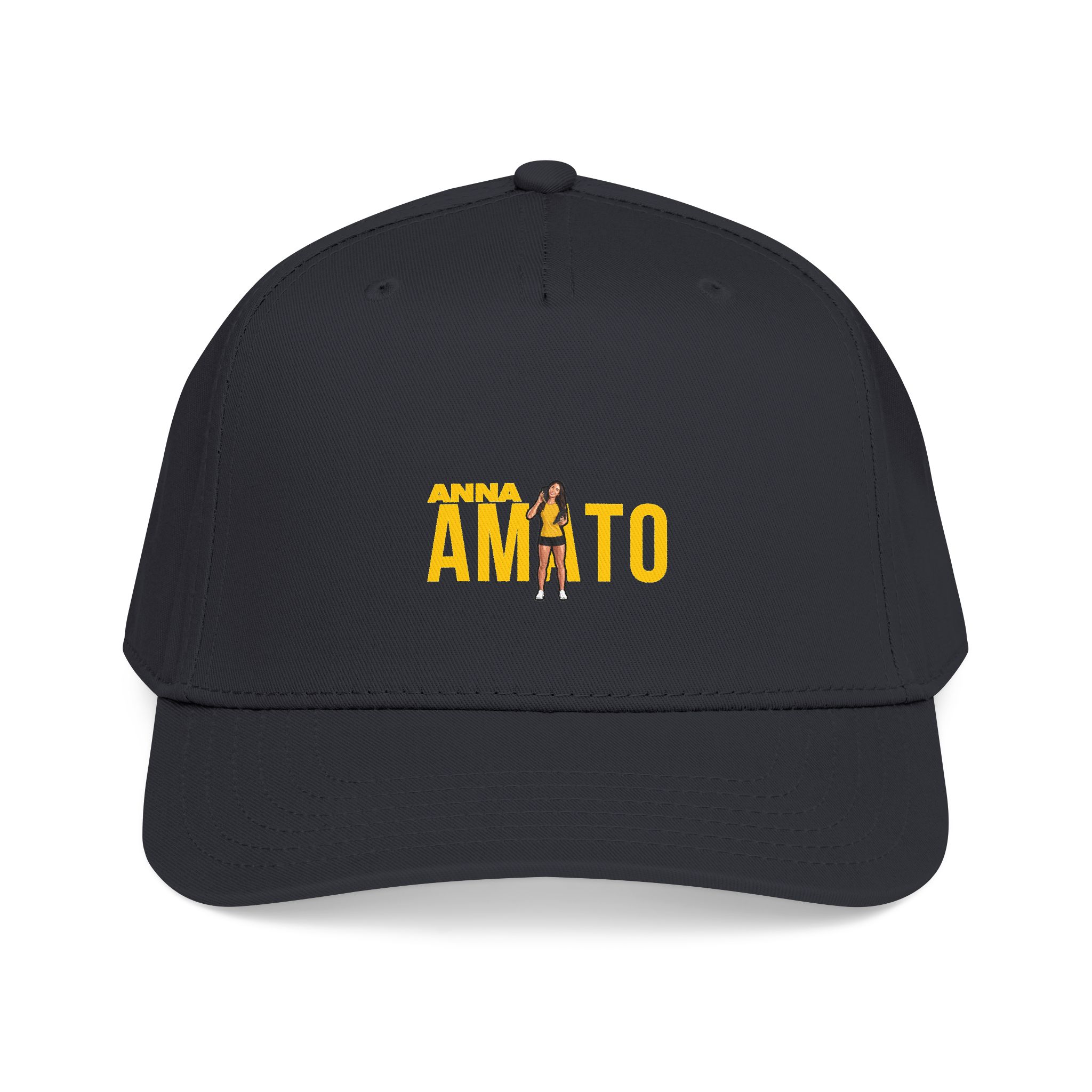 Baseball Cap — character_player_name in Black