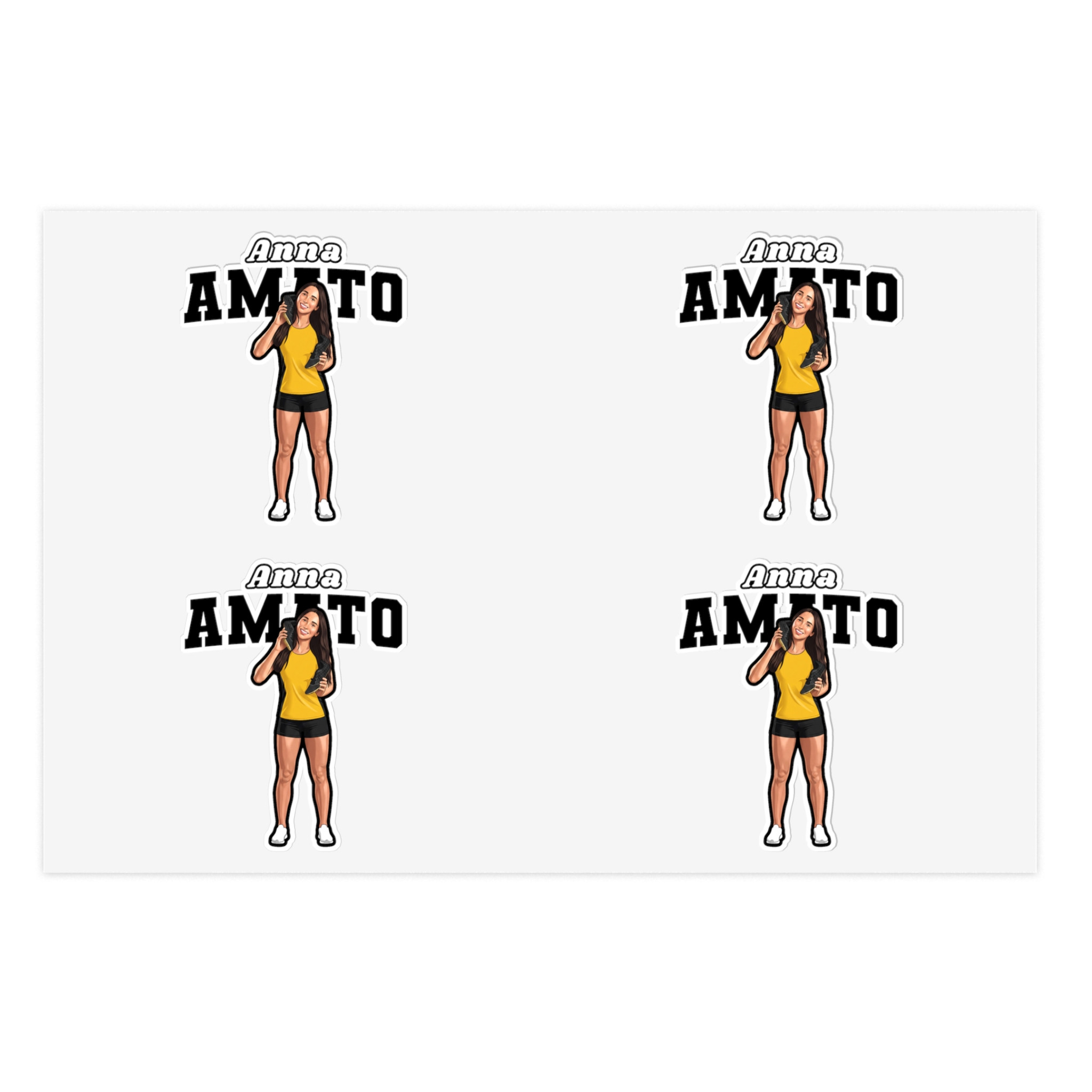 Sticker Sheet — character_name_arch in Classic