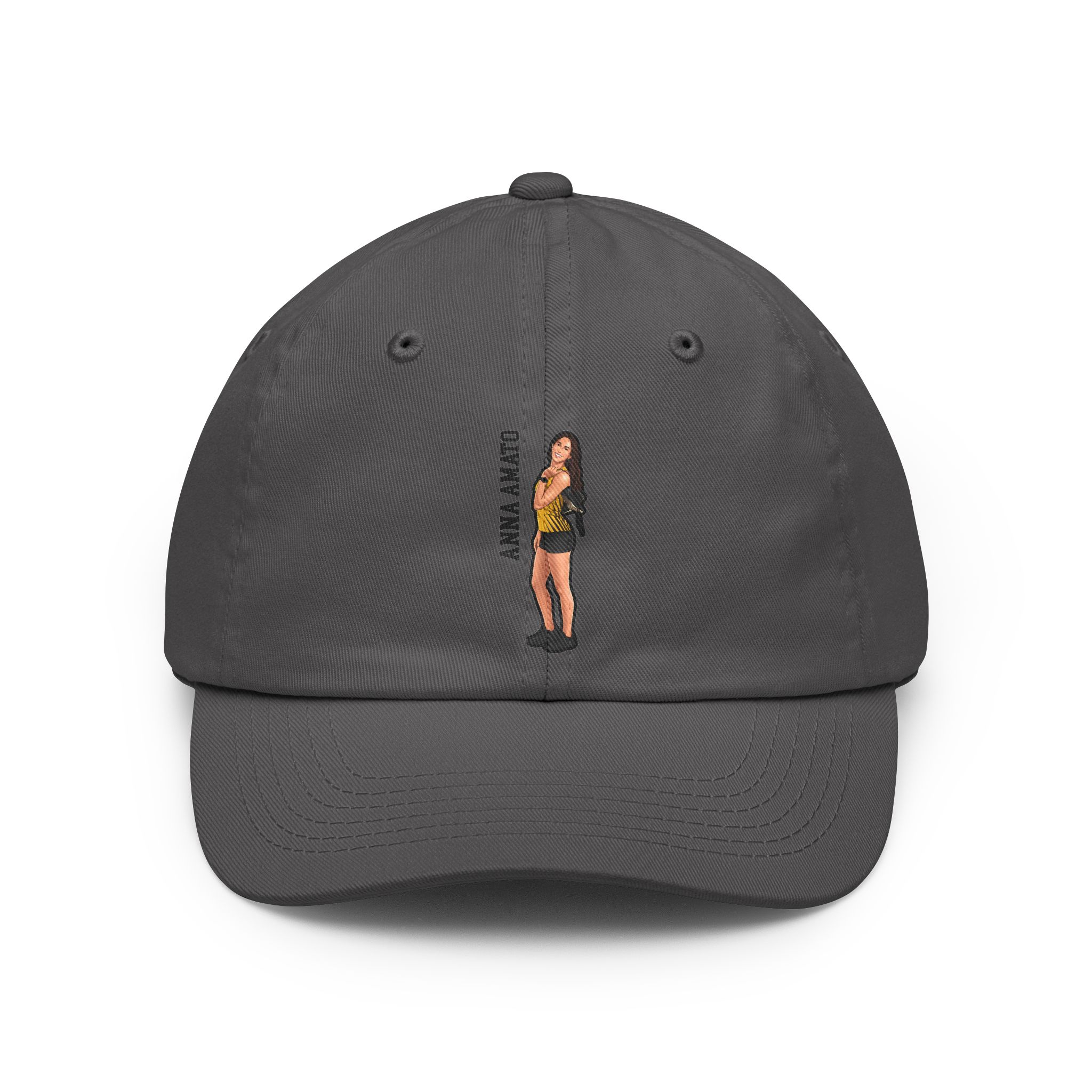 Classic Cap — character_name_vertical in Grey