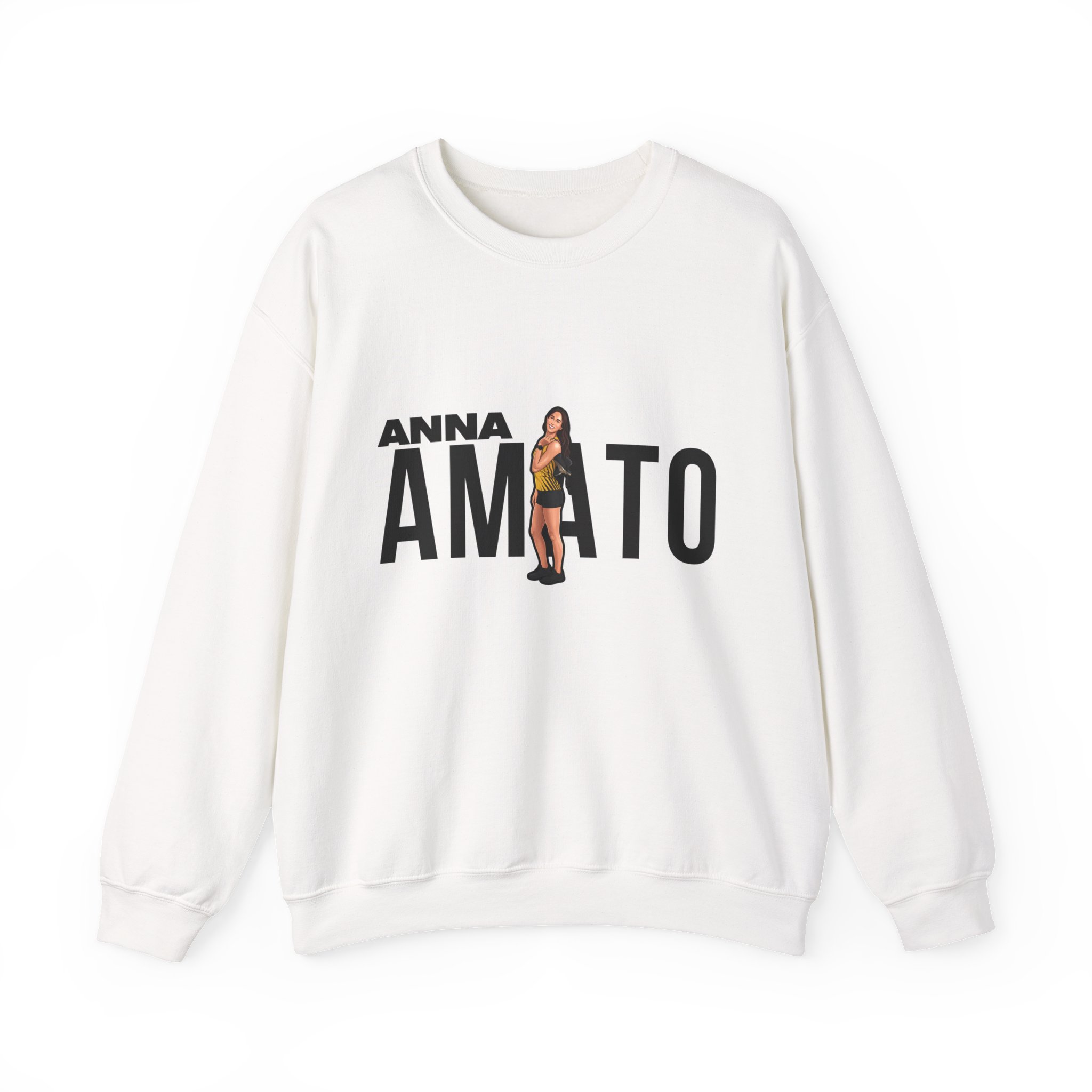 Crewneck Sweatshirt — character_player_name in White